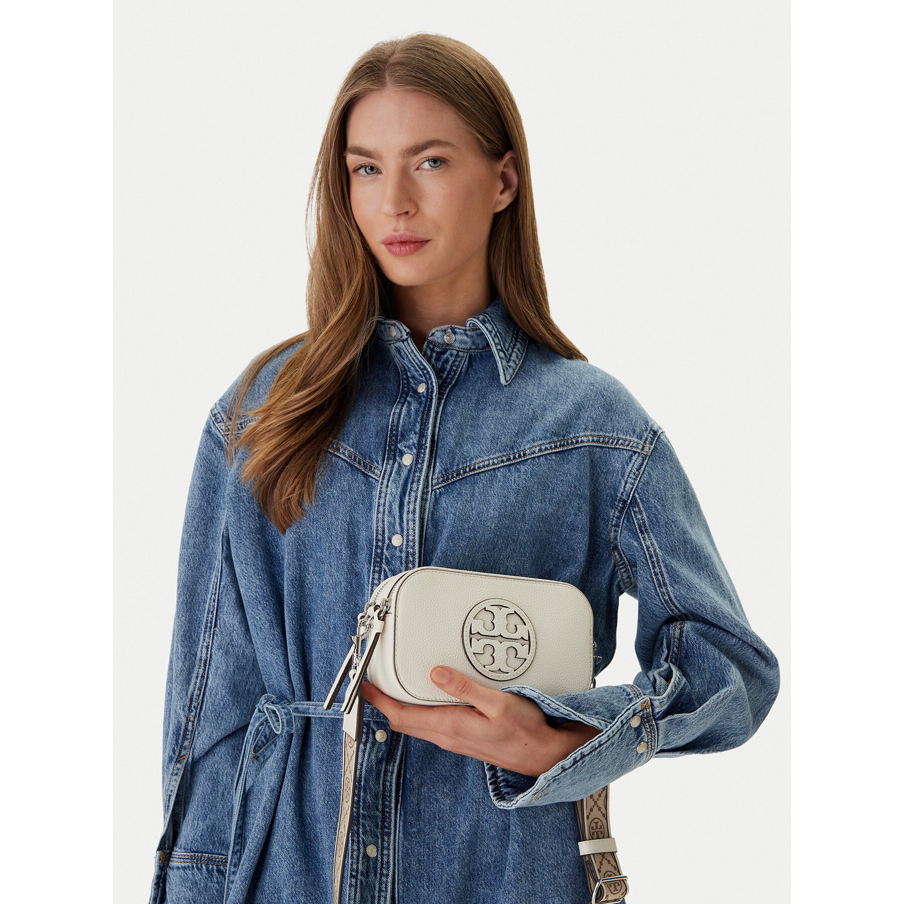 Τσάντα Tory Burch 171955 Εκρού