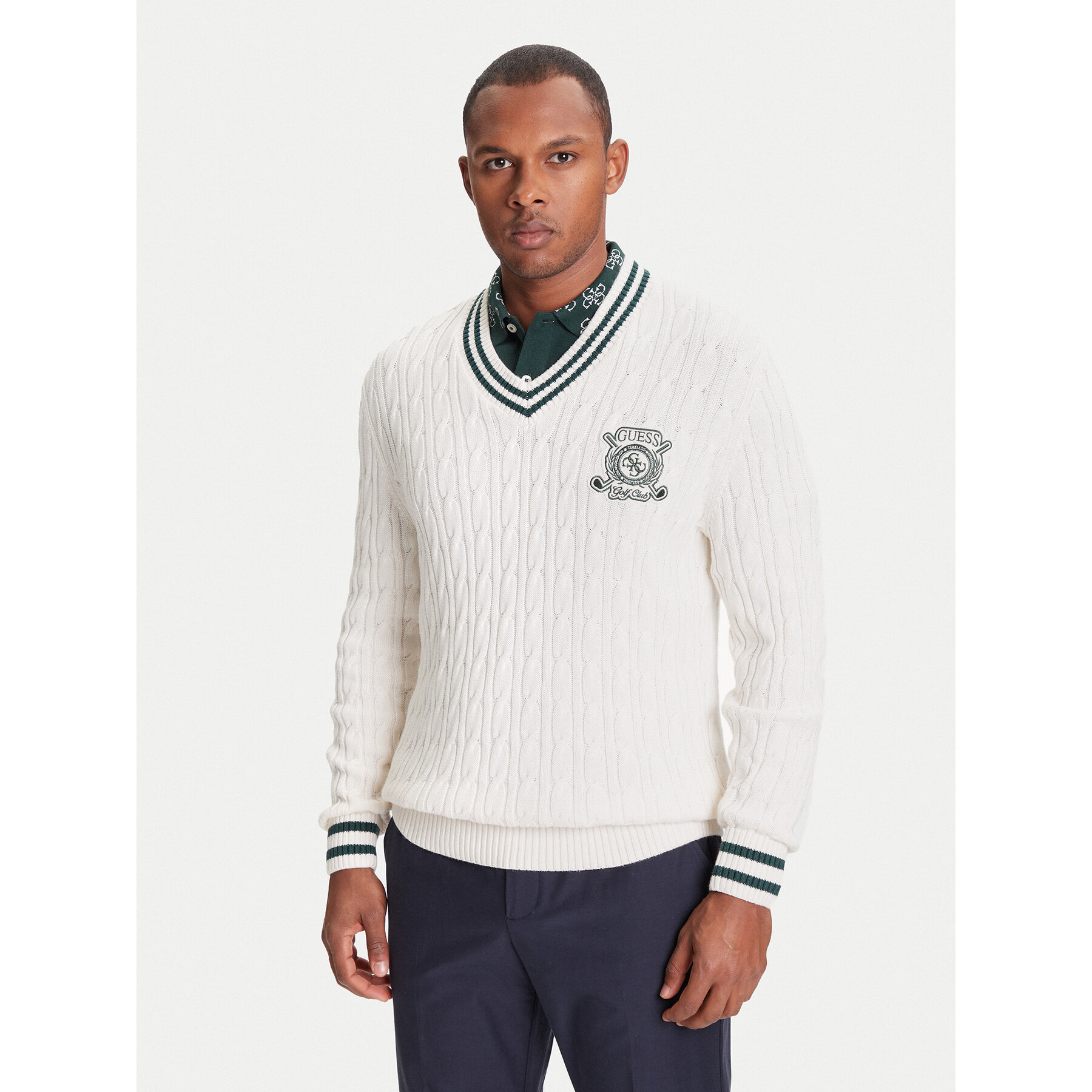 Guess Pullover M5YR12 Z30W1 Écru Regular Fit