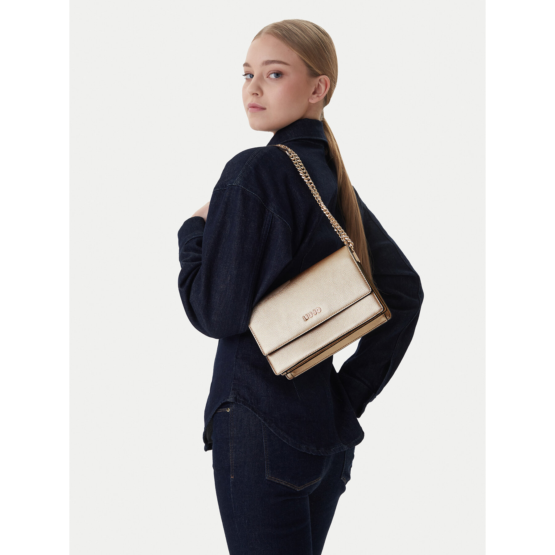 Дамска чанта Liu Jo AA6210 E1012 Златист