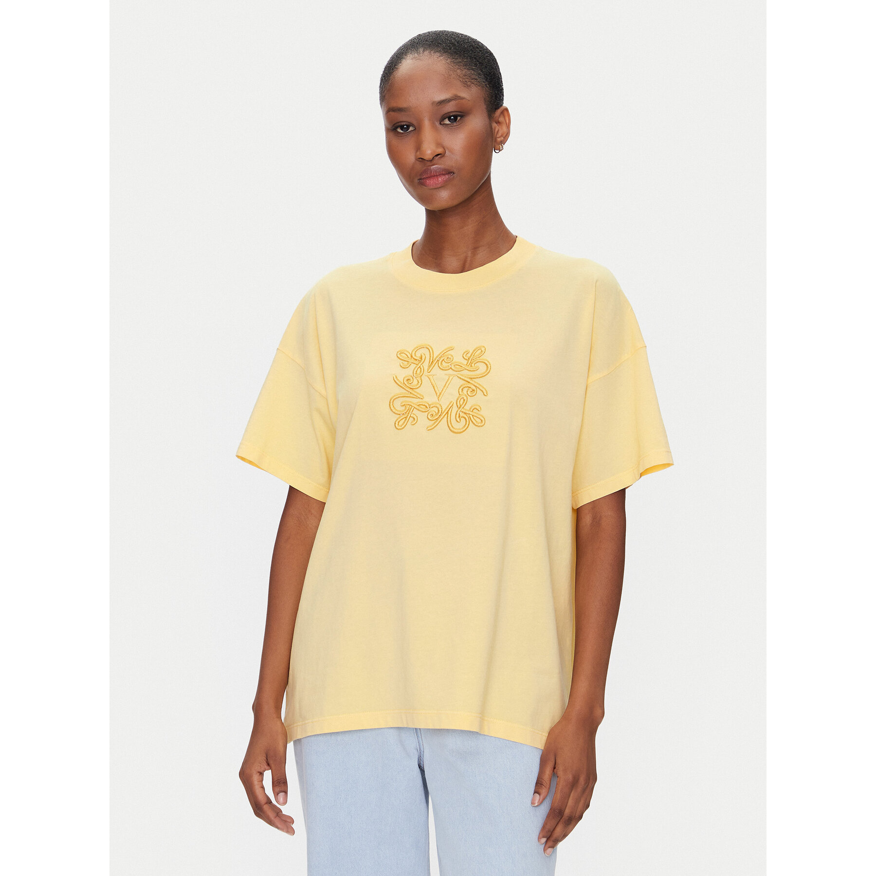 ViCOLO ViCOLO T-Shirt RD0119 Κίτρινο Regular Fit