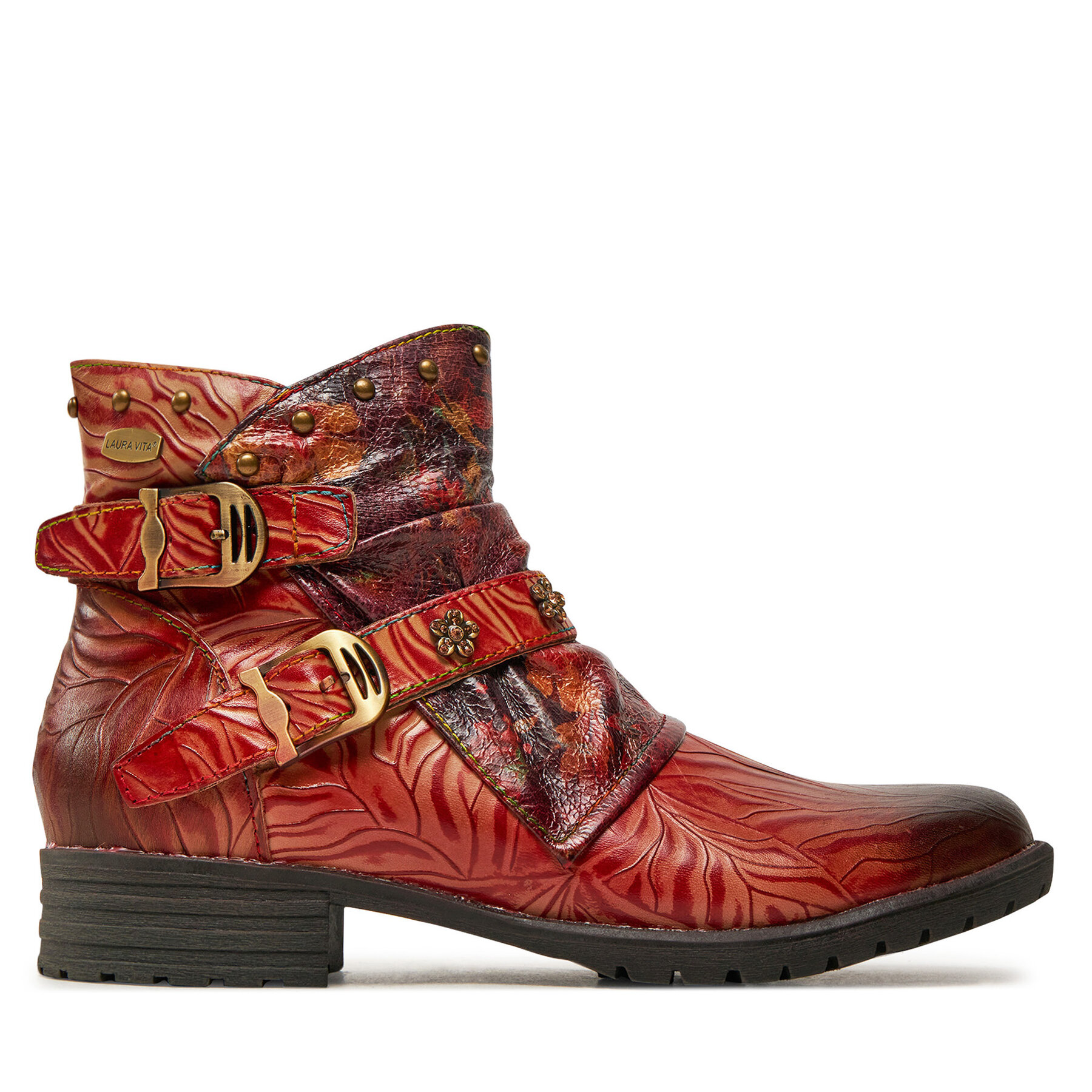 Botines Laura Vita Gacmayo 01 Rojo