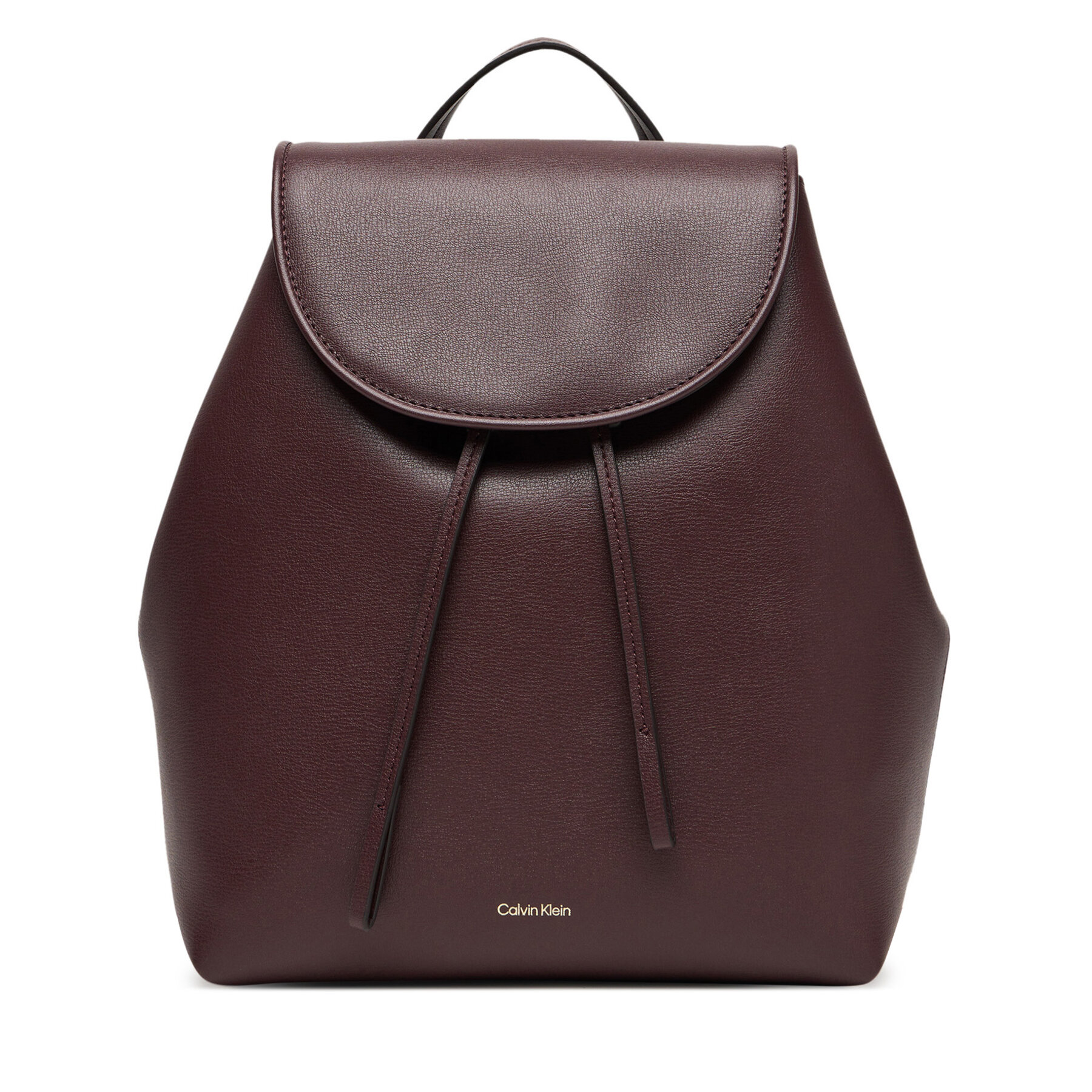 Ruksak Calvin Klein Foil Logo Flap Backpack LV04F3297G Tamnocrvena