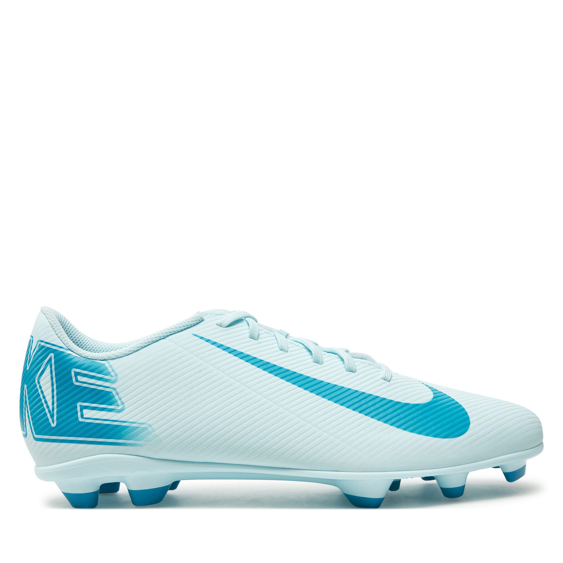 Fotbollsskor Nike Vapor 16 Club Fg/Mg FQ8441 400 Ljusblå
