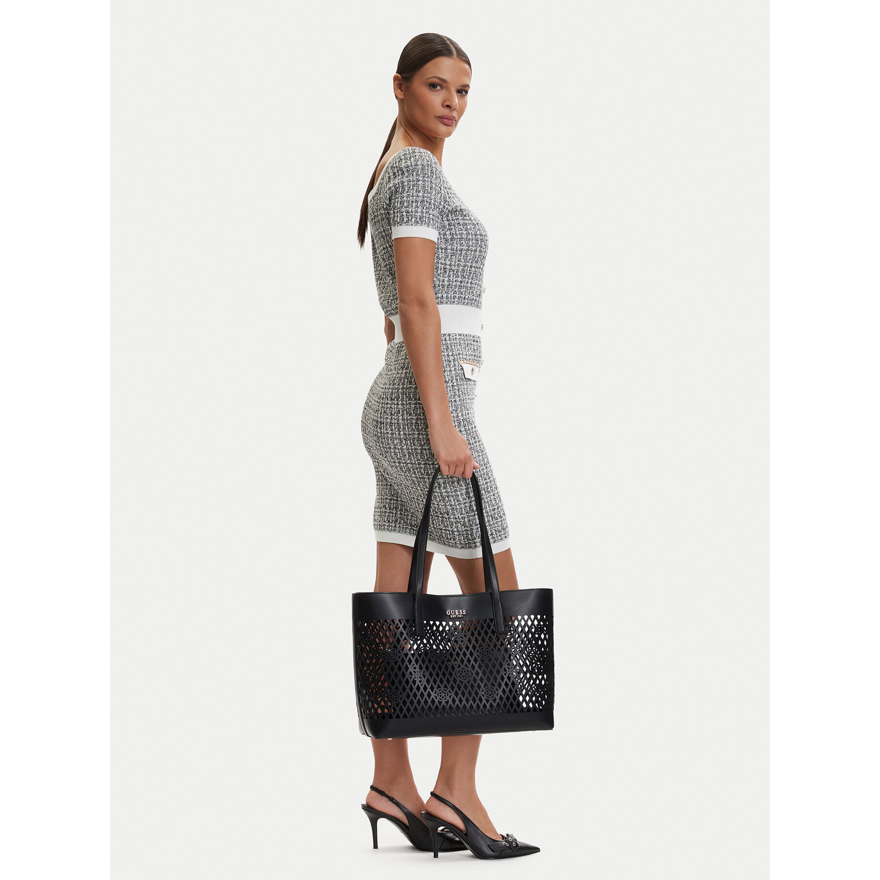 Geantă Guess Letty HWPG99 11240 Negru