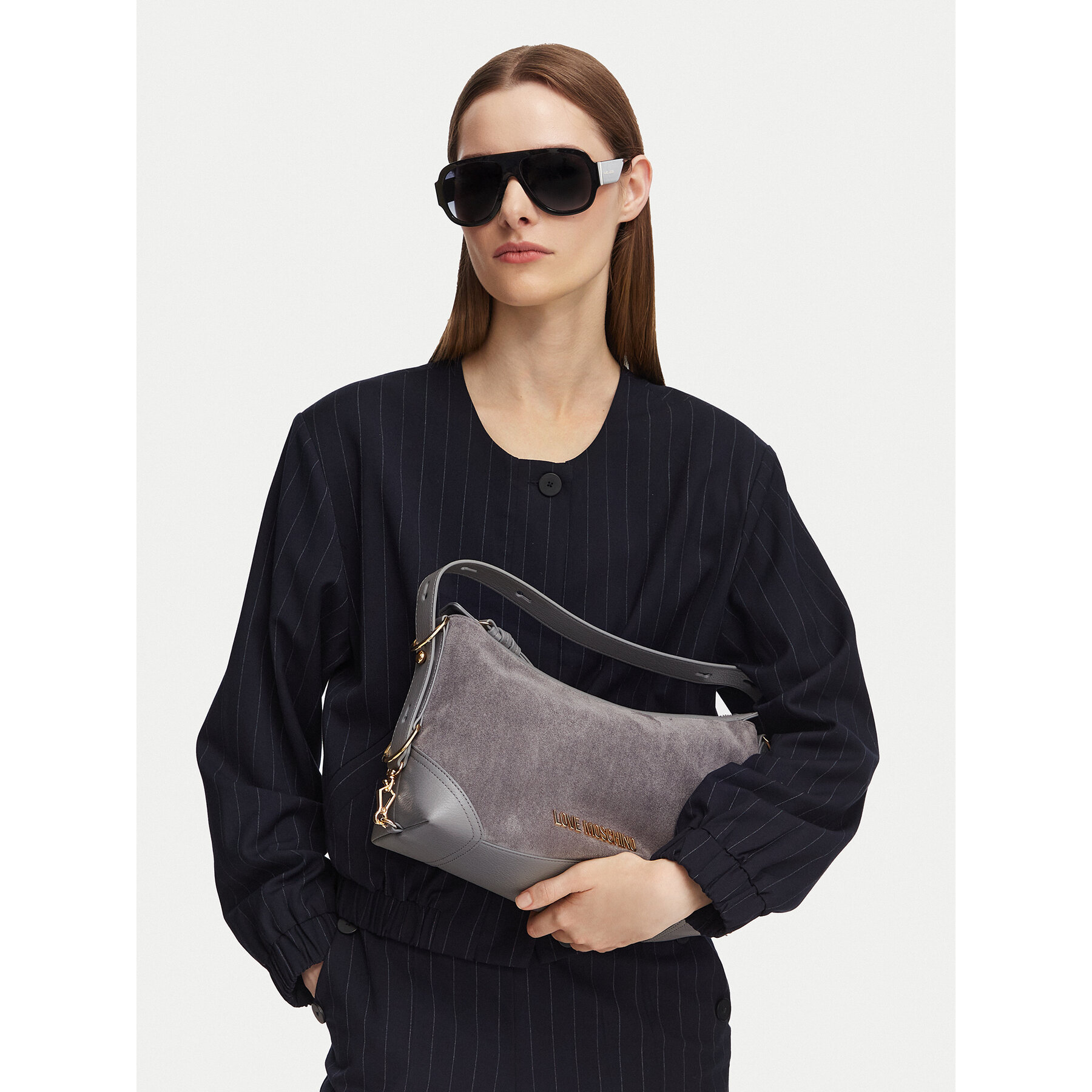 Torbica LOVE MOSCHINO JC4091PP1PLD101A Siva
