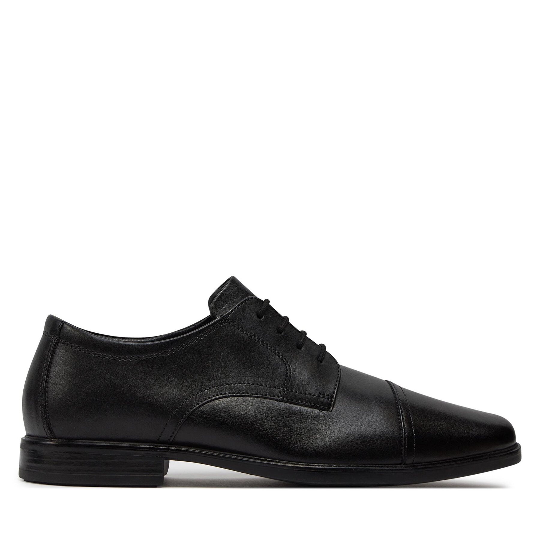Pánske Poltopánky Clarks, Rozmer: 42, Čierna, Howard Cap 261620127