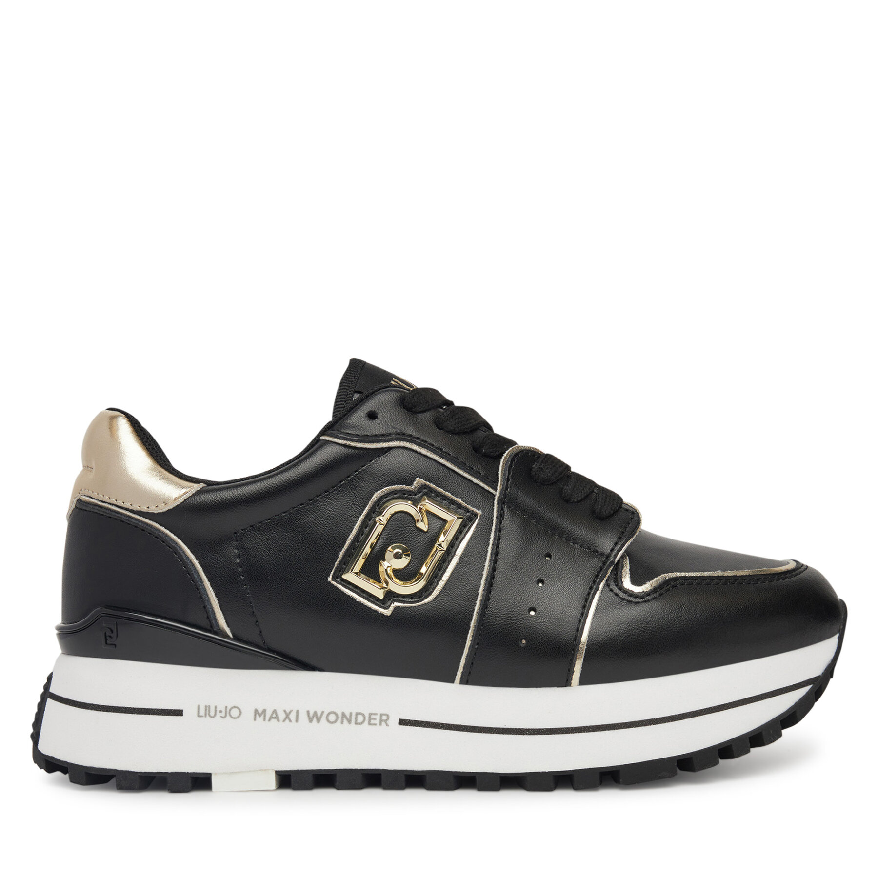 Damskie Sneakersy Liu Jo, Rozmiar 40 Czarny Maxi Wonder 85 BA5029 PX179