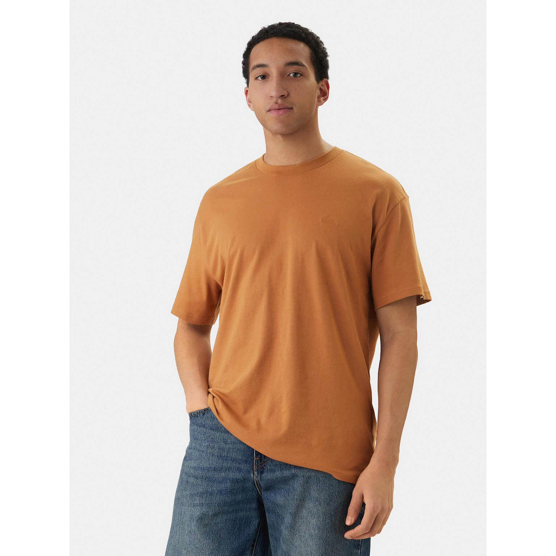 Quiksilver T-Shirt Salt Water EQYZT08204 Καφέ Regular Fit