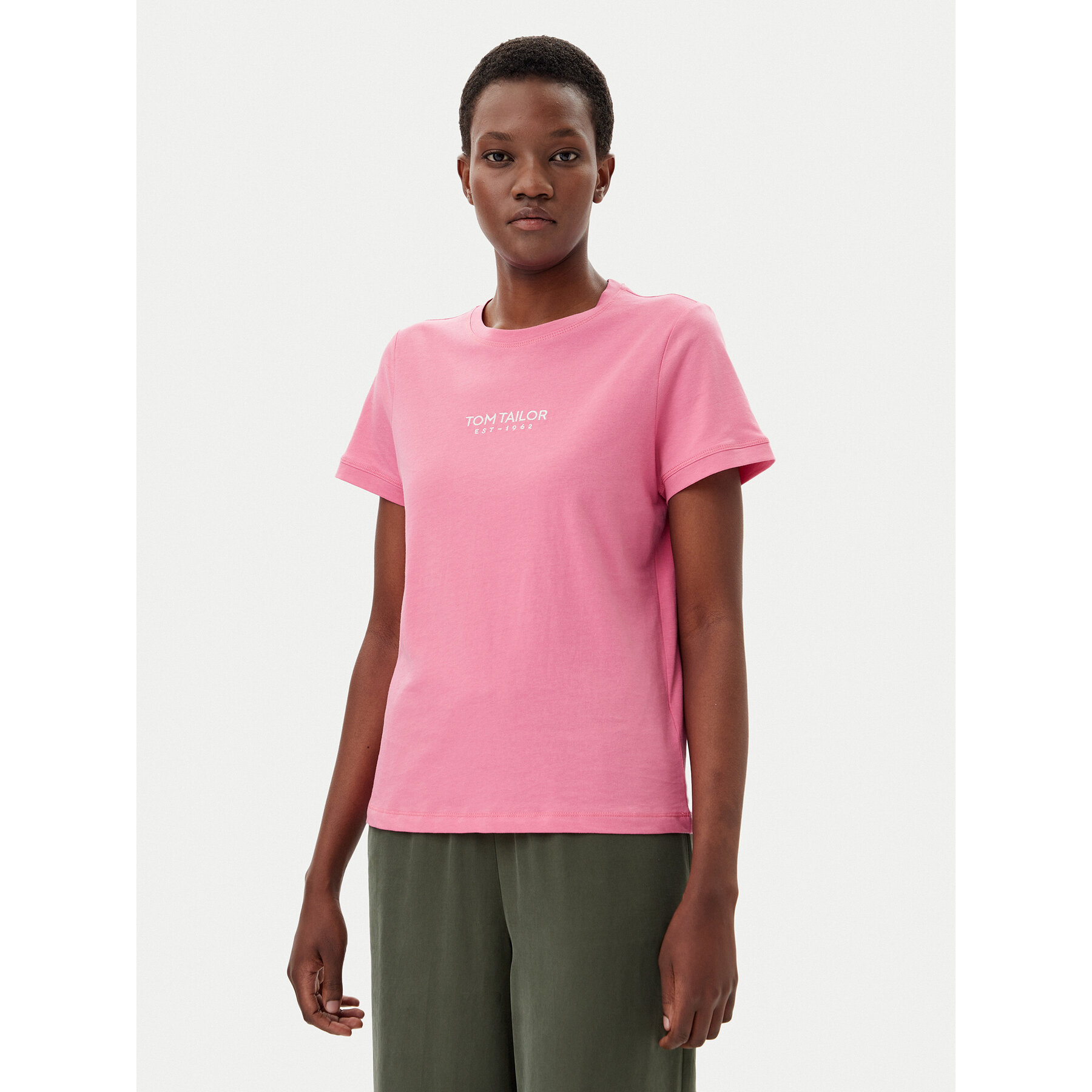 Tom Tailor T-shirt 1045543 Rosa Regular Fit