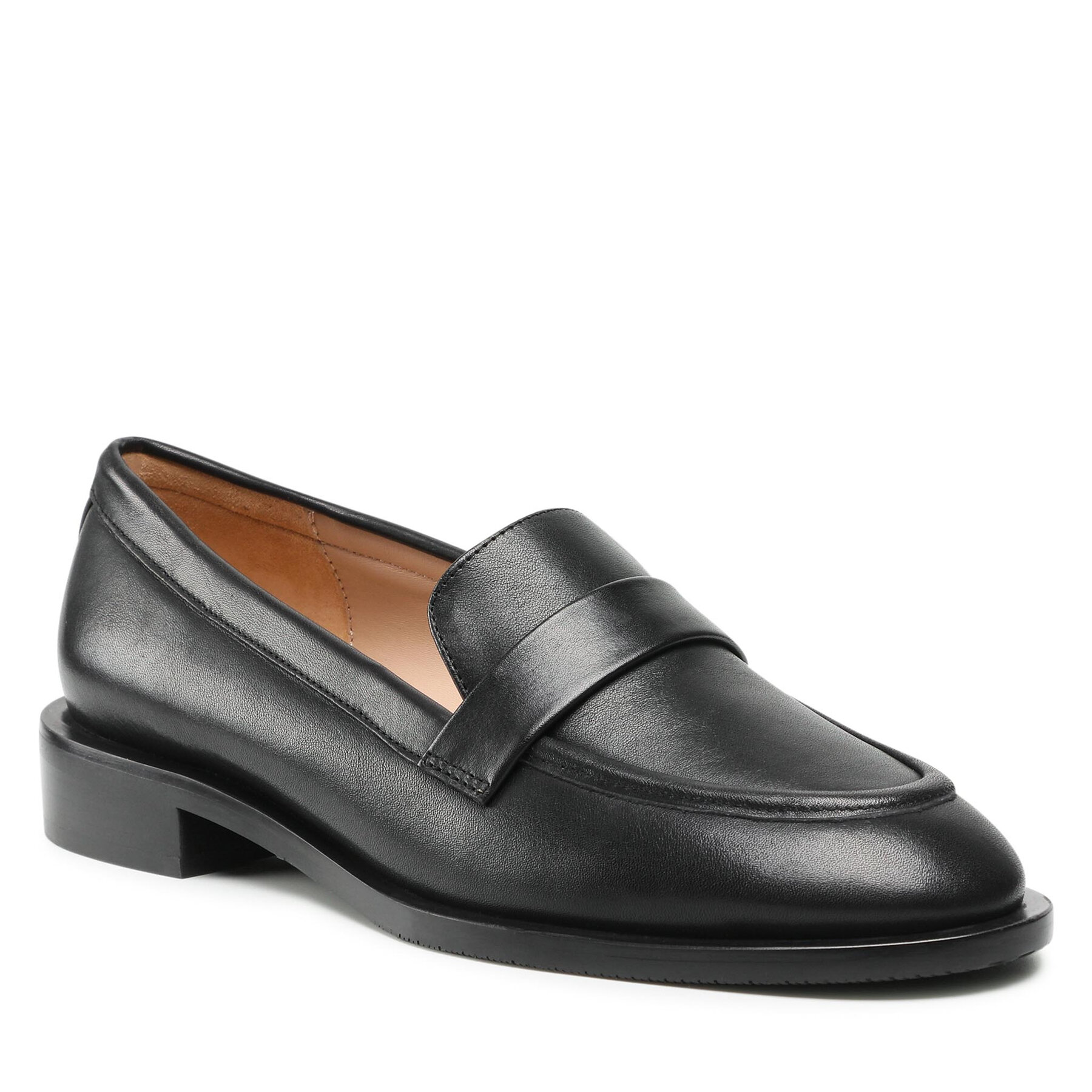 Lords Stuart Weitzman Palmer Sleek Loafer S5987 Black
