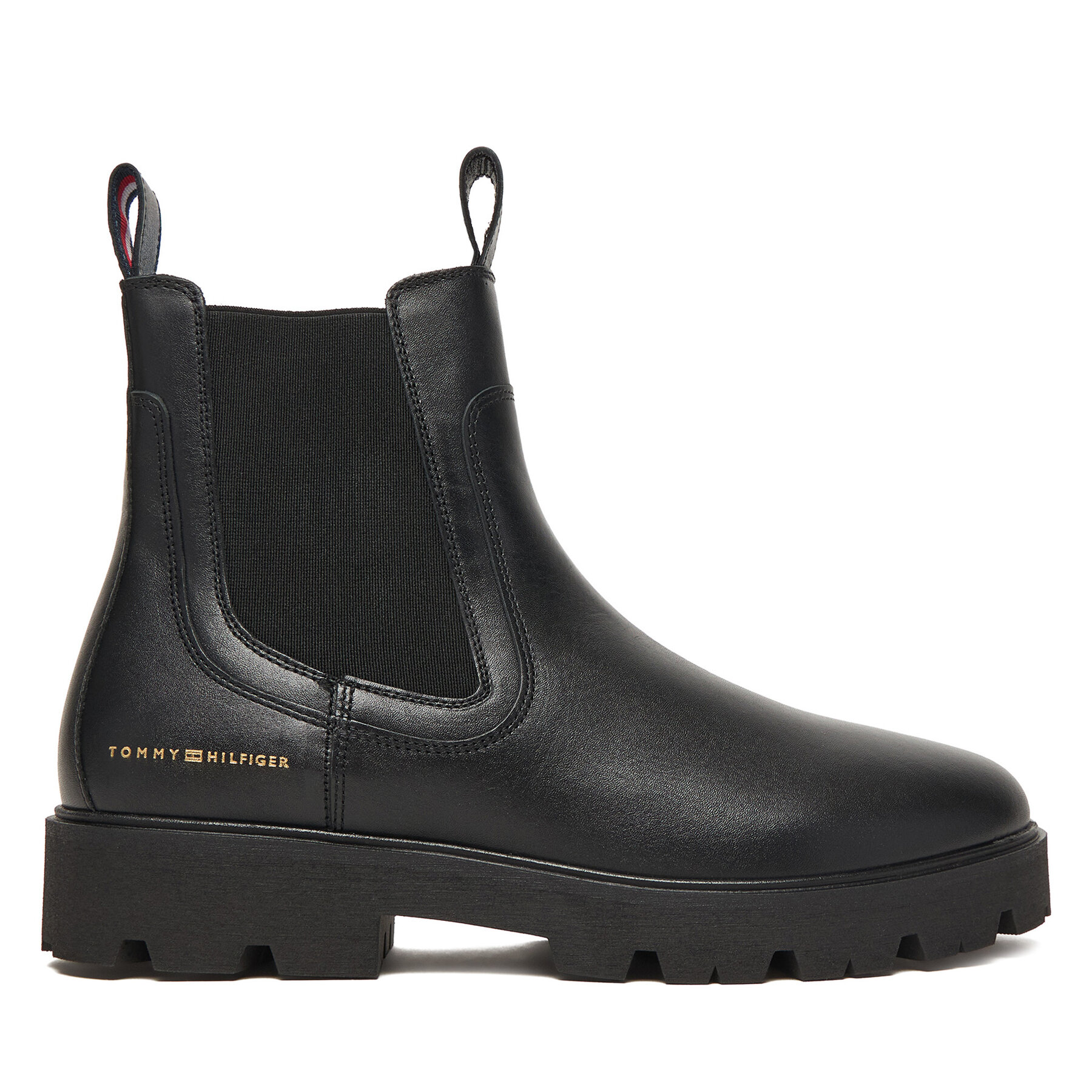 Ghete Jodhpur Tommy Hilfiger Lthr Low Chelsea FW0FW08775 Negru