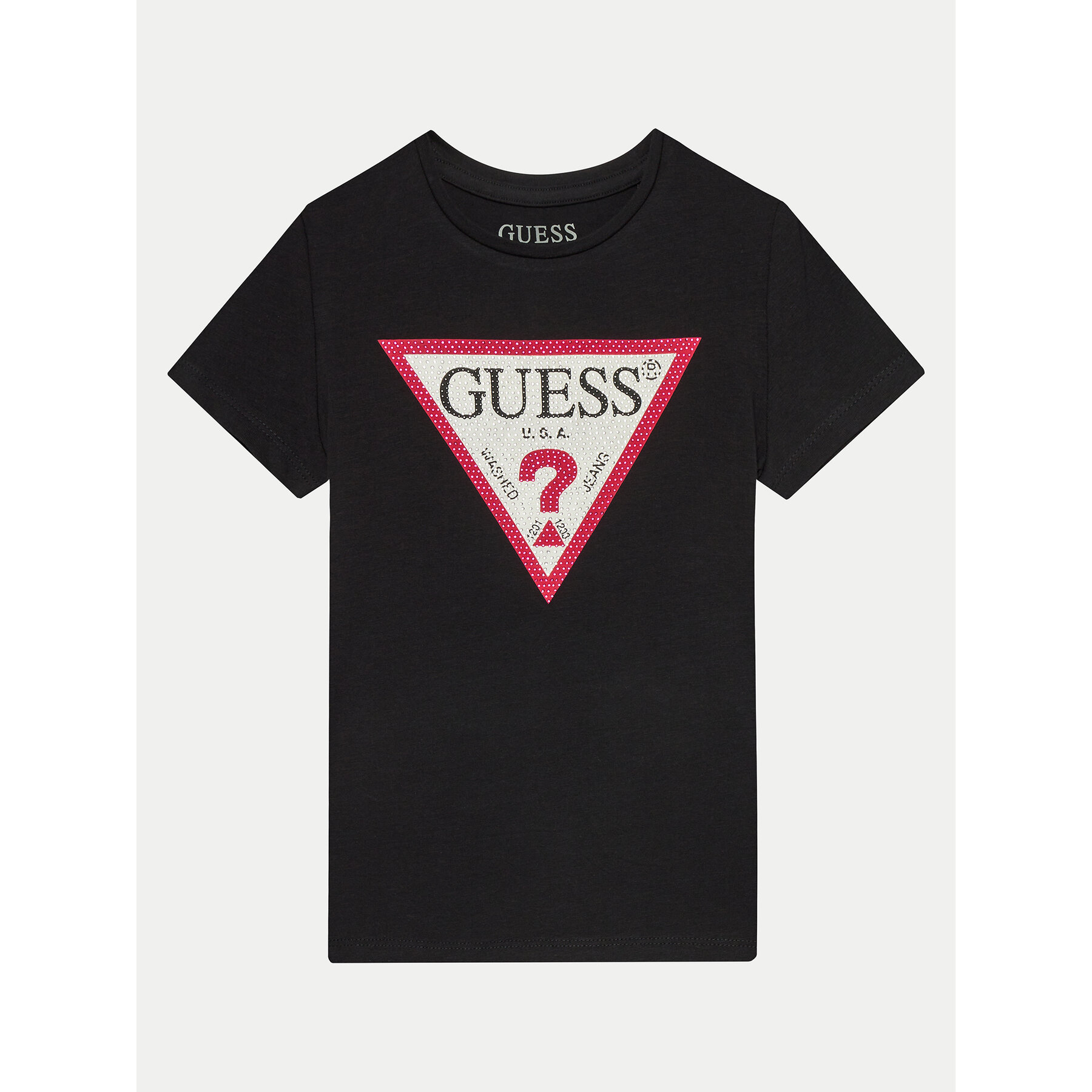 Guess T-Shirt J2YI51 K6YW1 Μαύρο Regular Fit