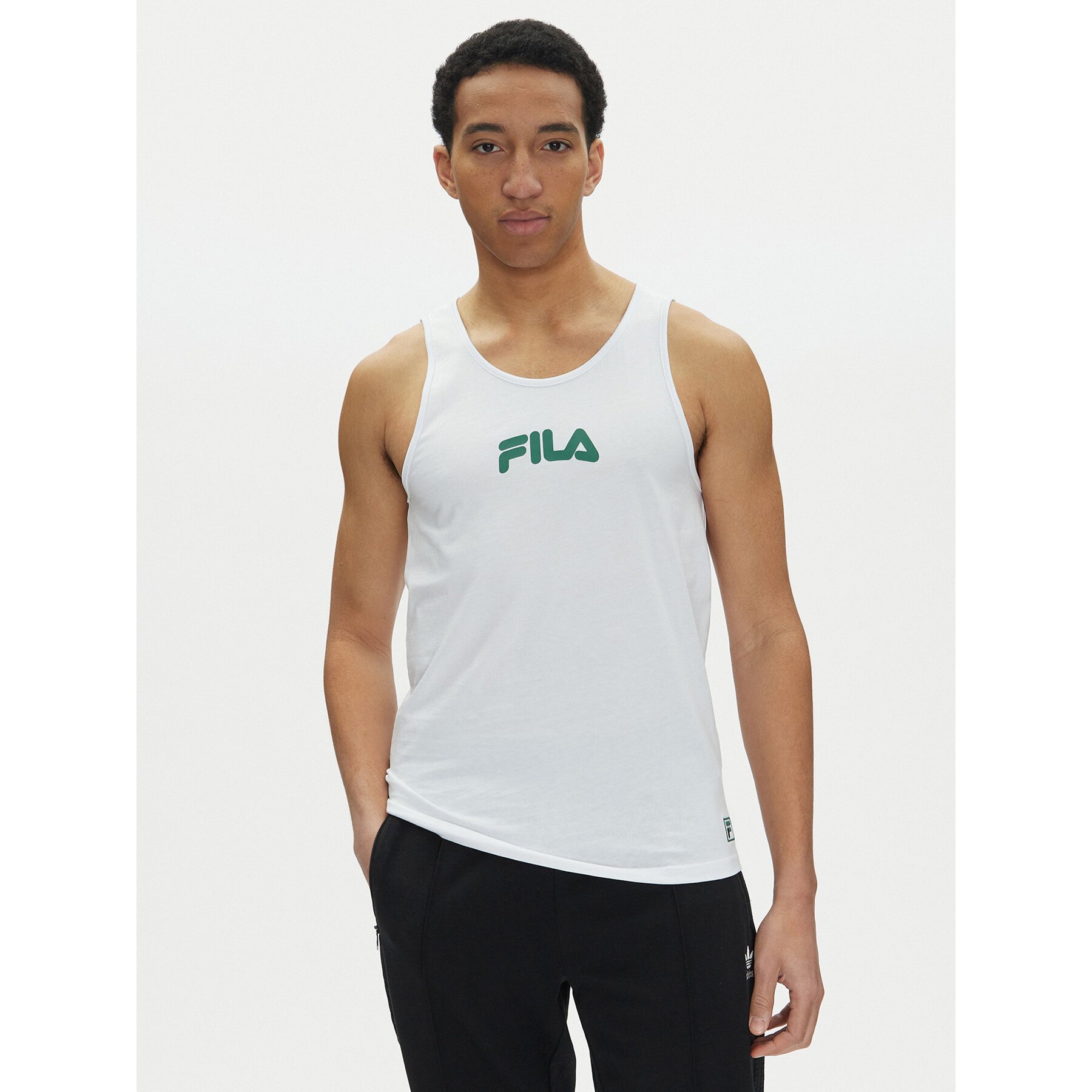 Fila Smanicato Lirey FAM0919 Bianco Slim Fit