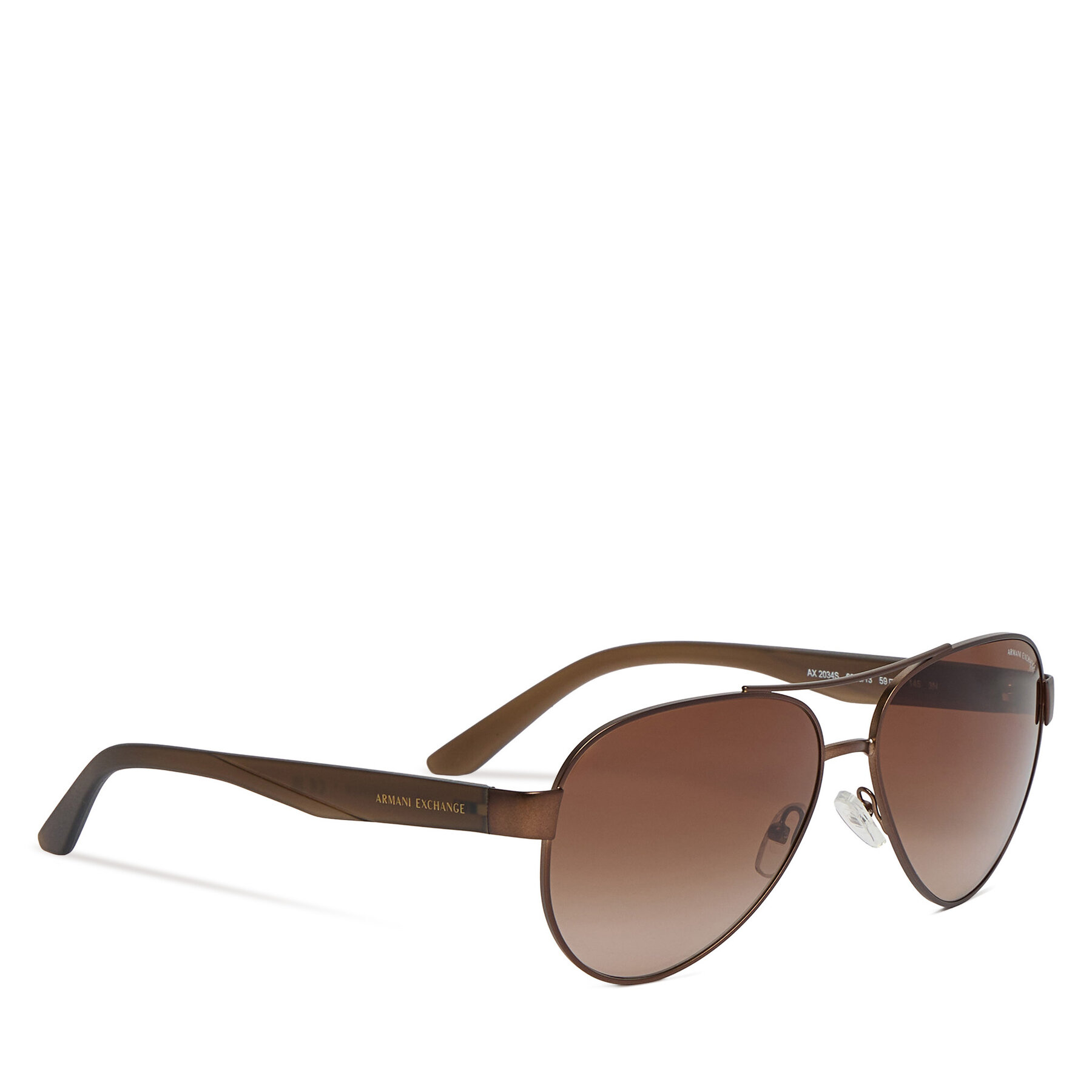 Slnečné okuliare Armani Exchange 0AX2034S 605813 Hnedá