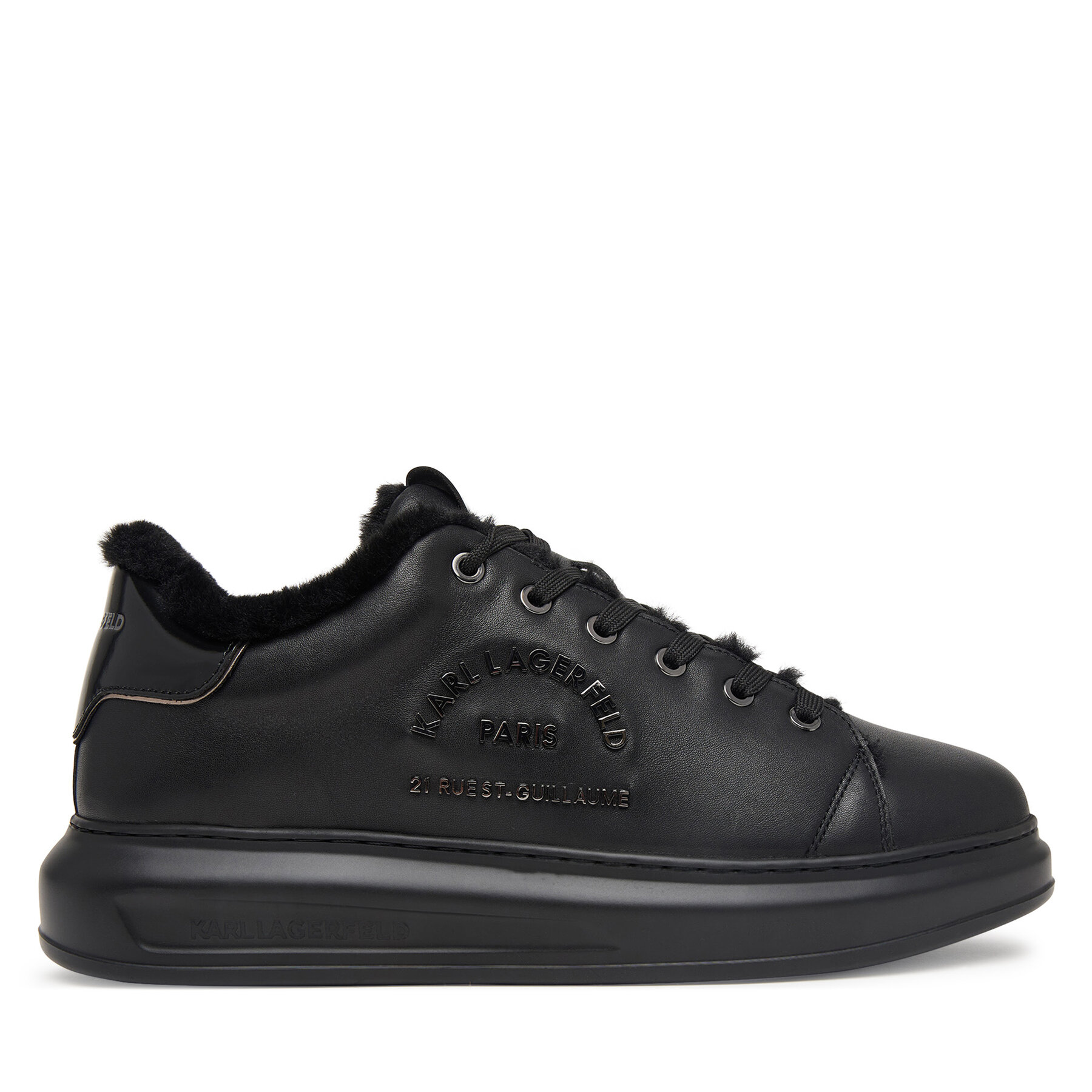 Tenisice KARL LAGERFELD Kapri Mens KL52539L Crna