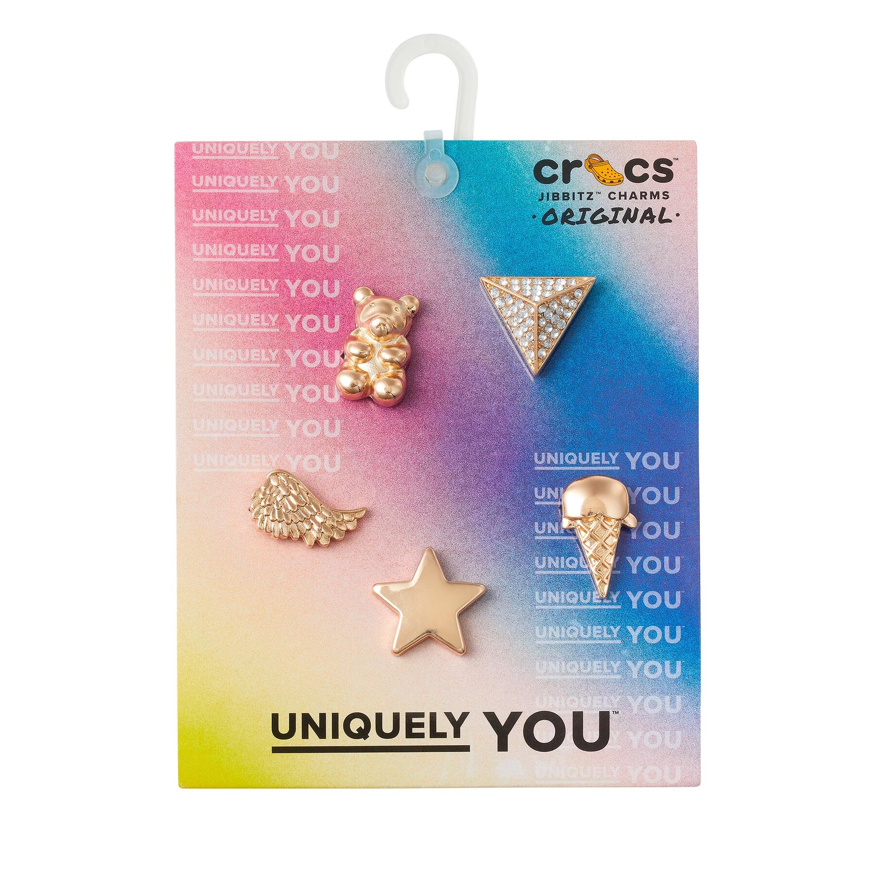 Ozdoba do butów Crocs Kolorowy Gold Icons 5 Pack 10011118