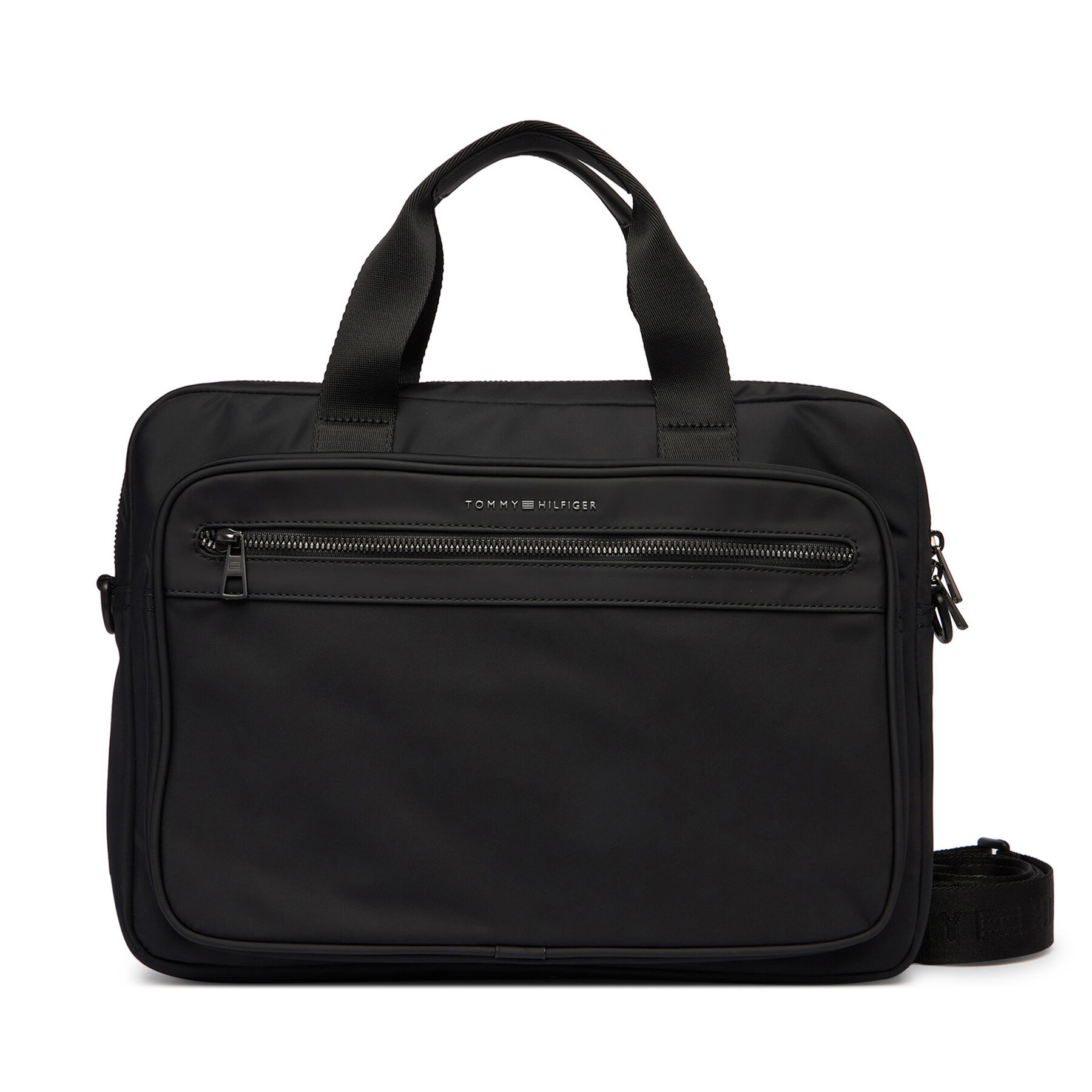 Taška na laptop Tommy Hilfiger Th Repreve Computer Bag AM0AM14149 Čierna