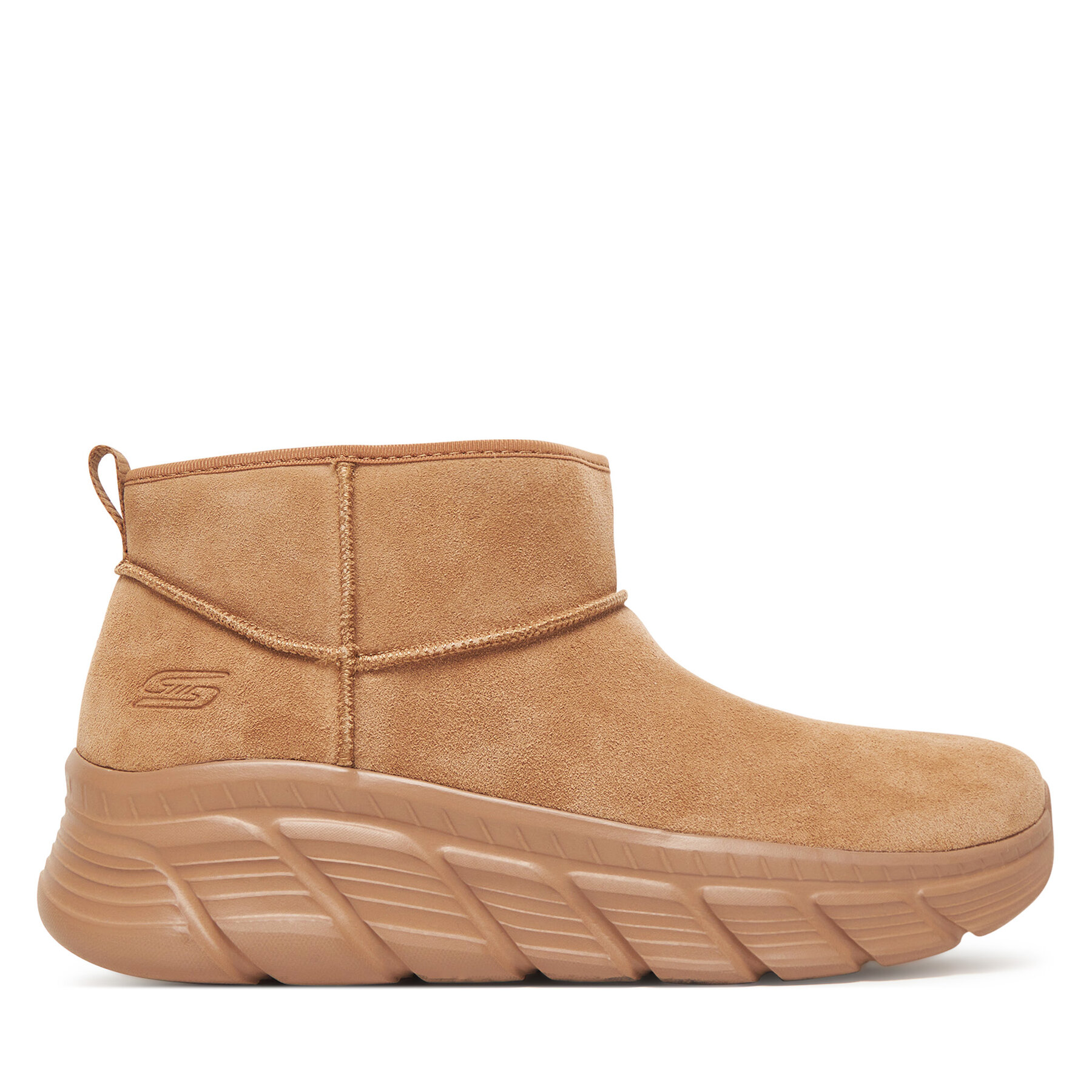 Cizme de zăpadă Skechers Bobs B Flex Hi 117390/CSNT Maro