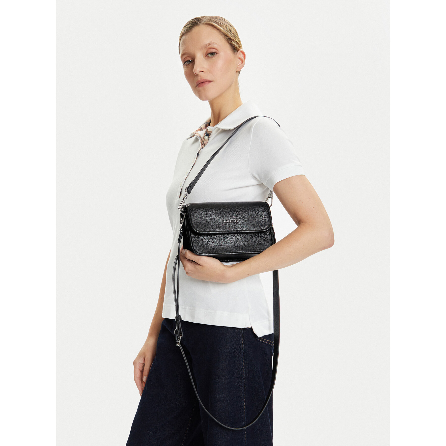 Torbica Lacoste NF5147EG Crna
