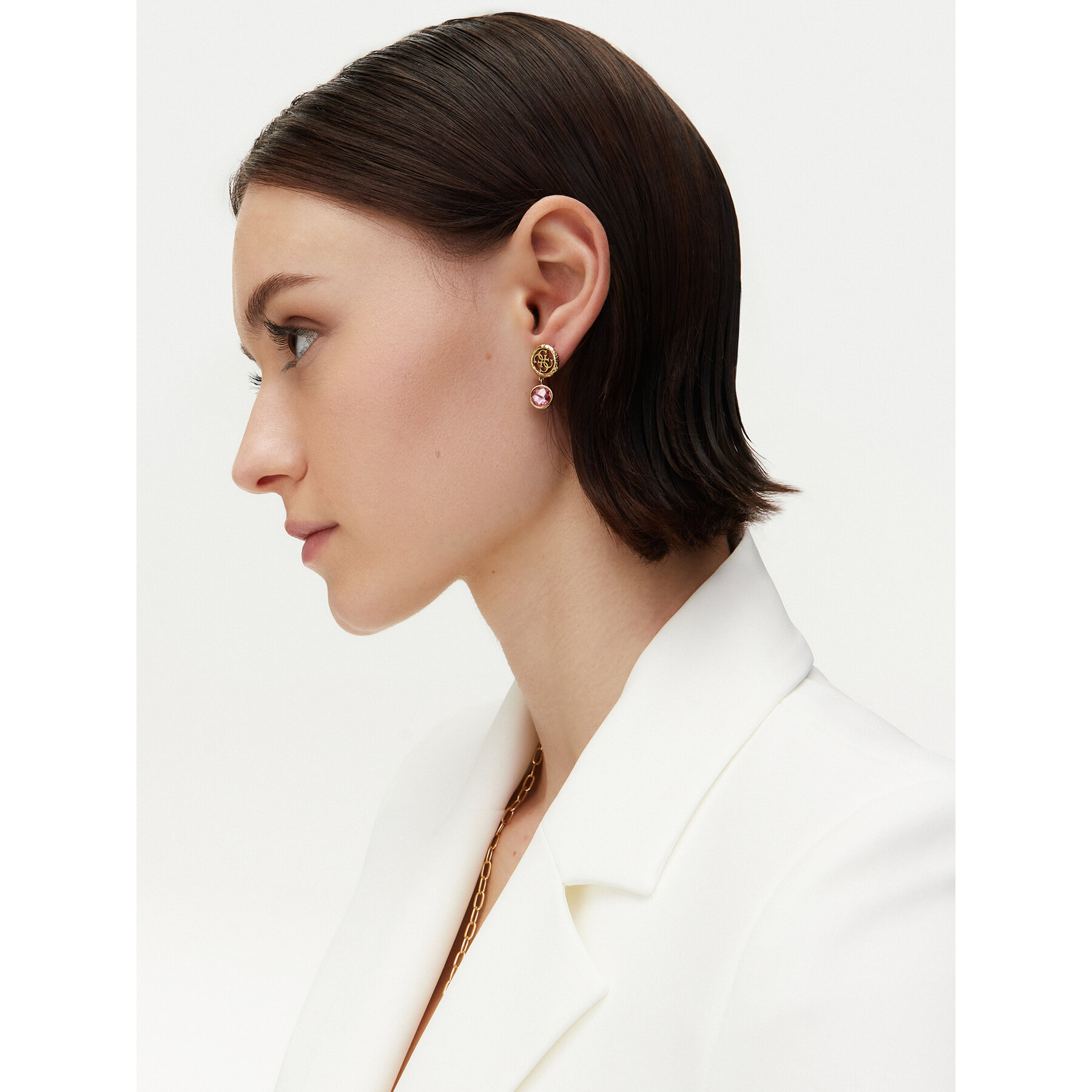  Fülbevaló Guess JUBE05 098JW Arany akciós termékkép 1