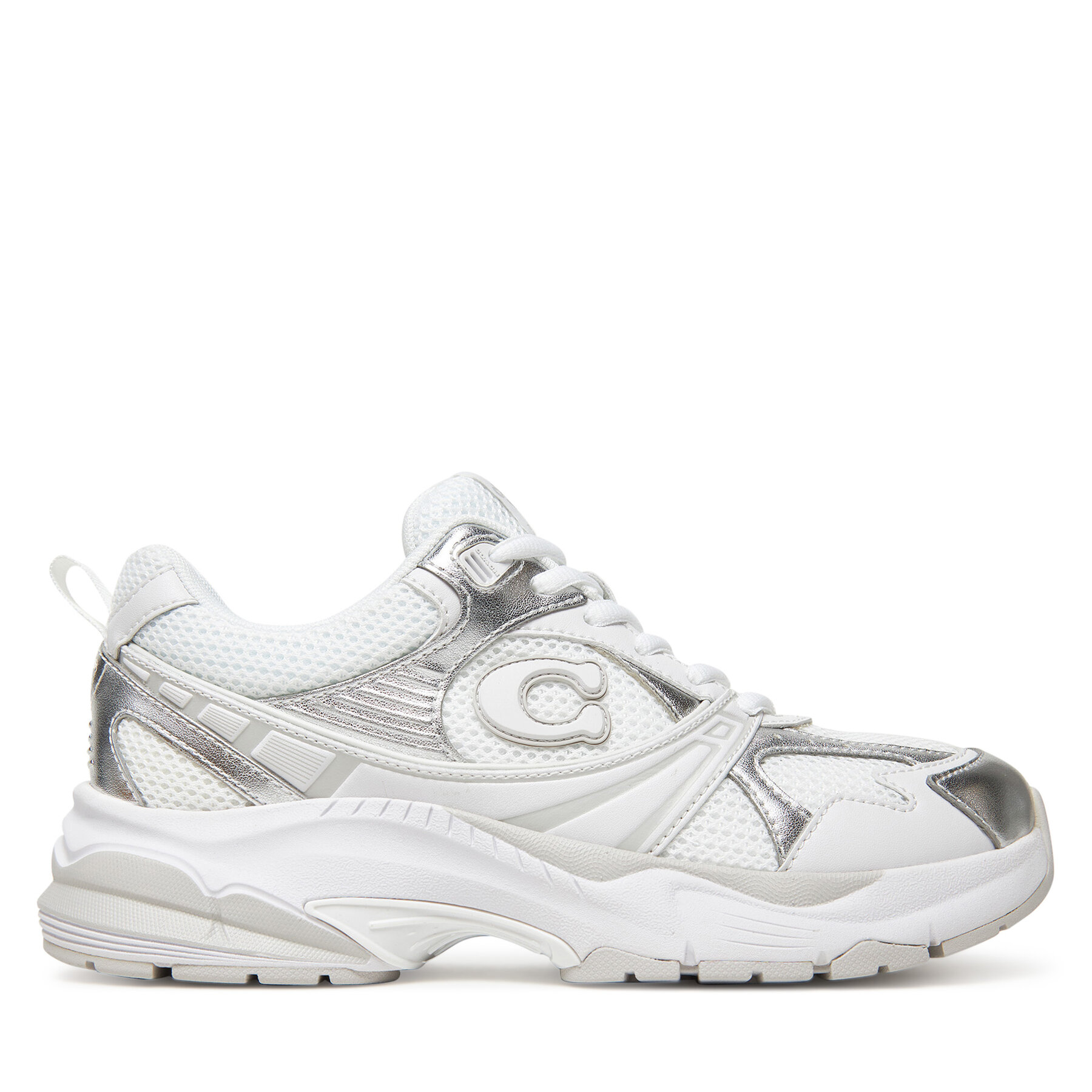 Sneakersy Coach Mesh CAQ29 Biela