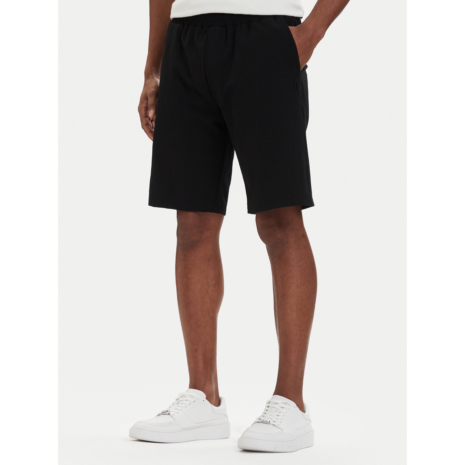 KARL LAGERFELD Sportshorts 265701 562034 Schwarz Regular Fit