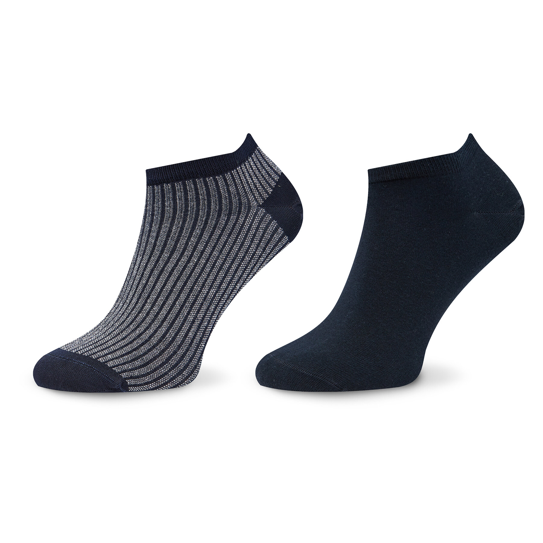 2er-Set niedrige Damensocken Tommy Hilfiger 701222650 Dunkelblau, Größe 35_38