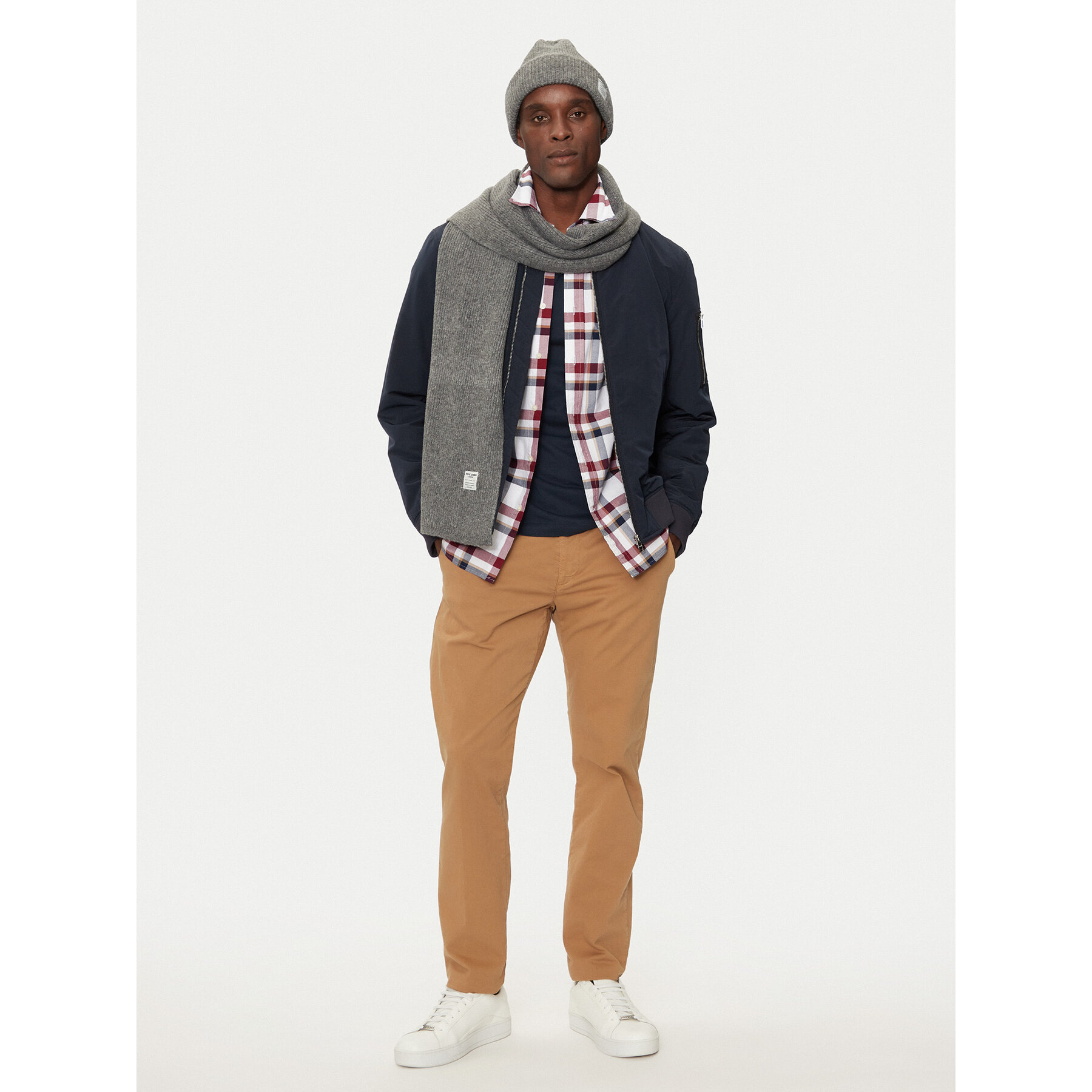 Męski Szalik Pepe Jeans Szary PM060138