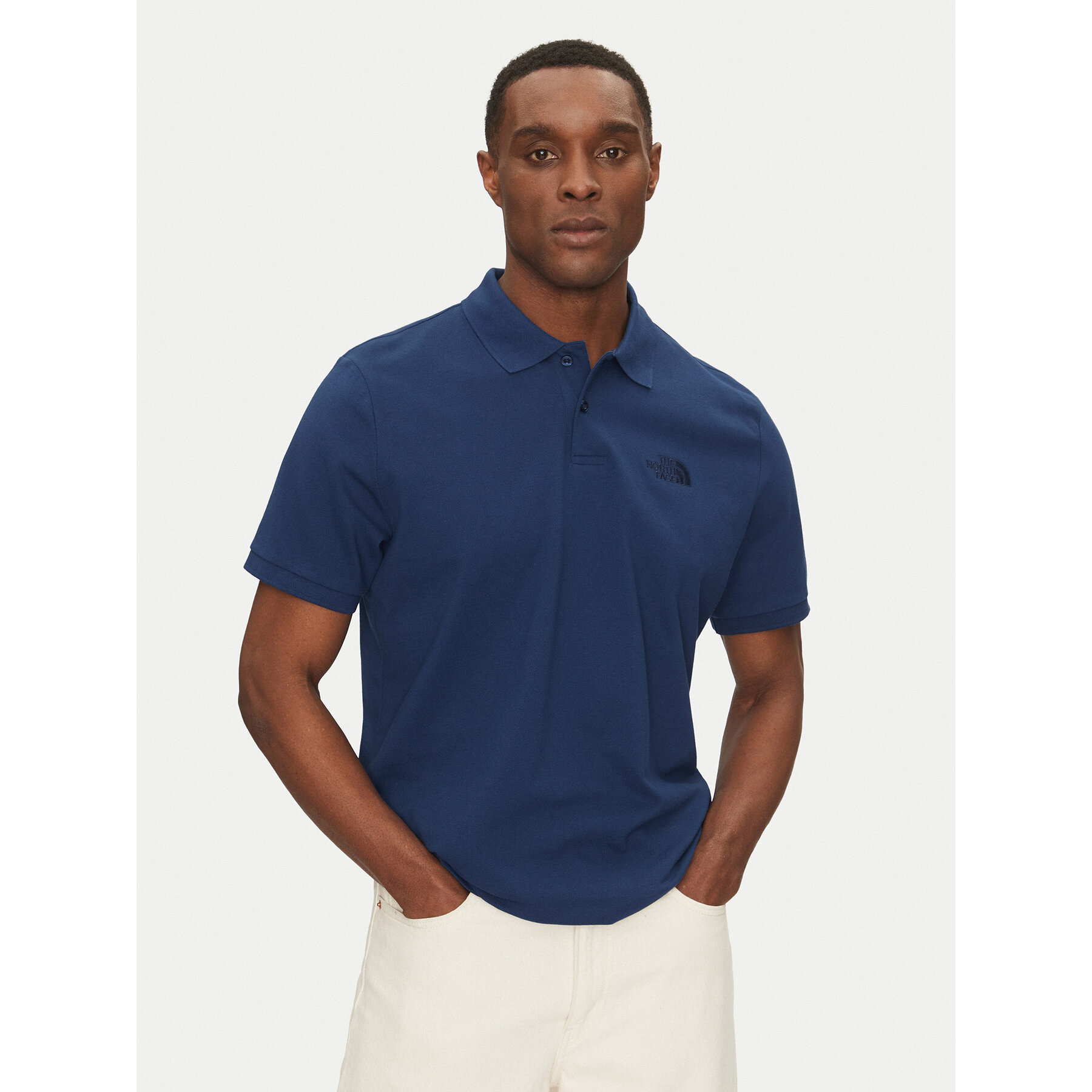 The North Face Pólóing Essential NF0A8C1P Kék Regular Fit