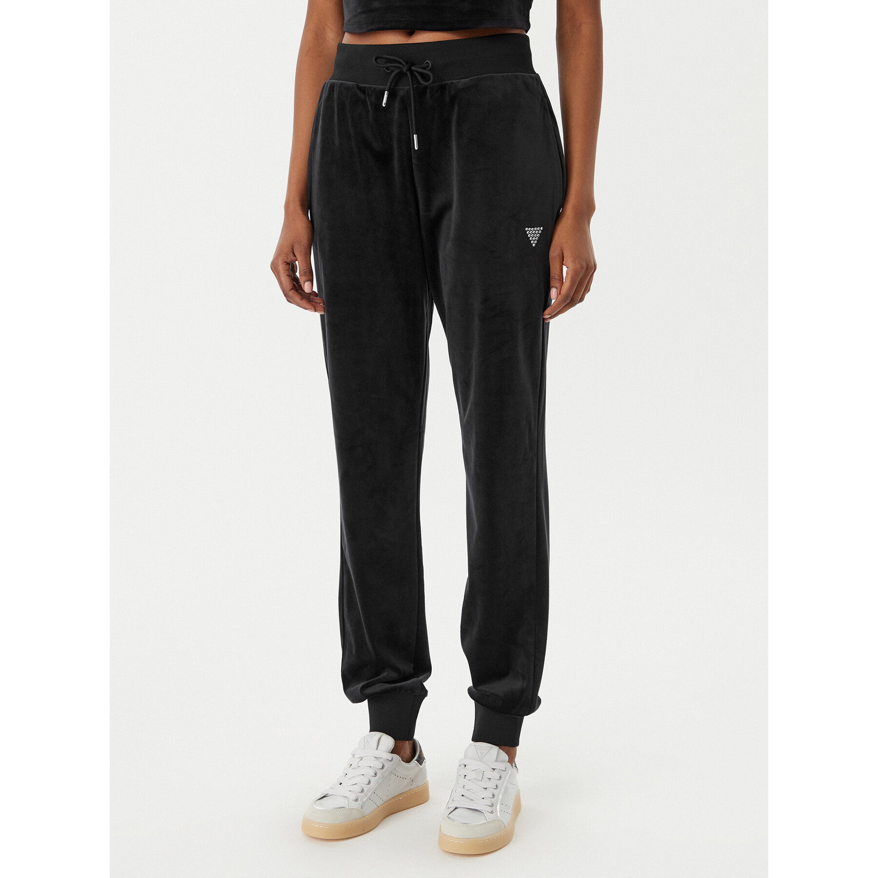 Guess Jogginghose V3BB27 K0232 Schwarz Regular Fit