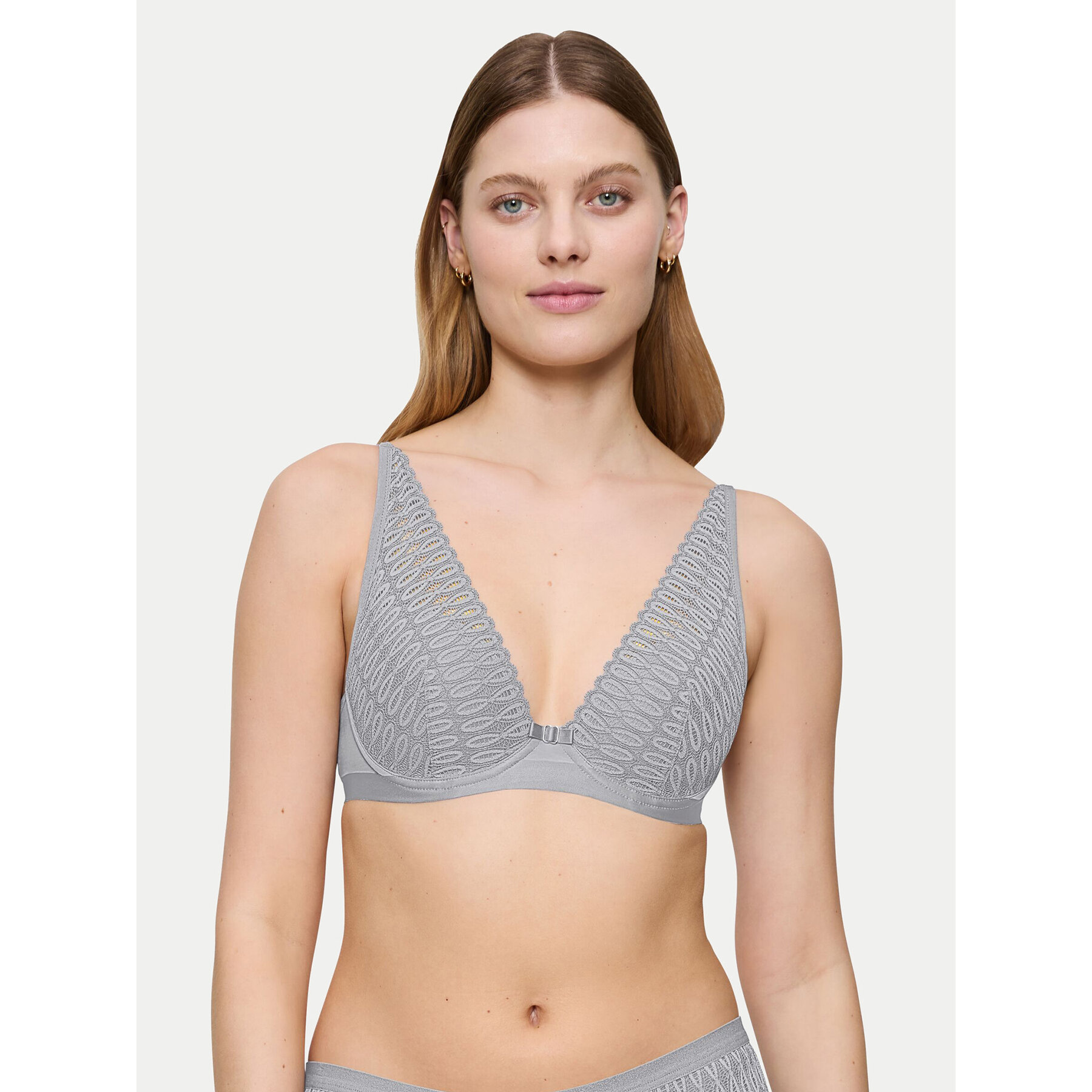 Triumph Bralette-BH Aura Spotlight 10216460 Grau