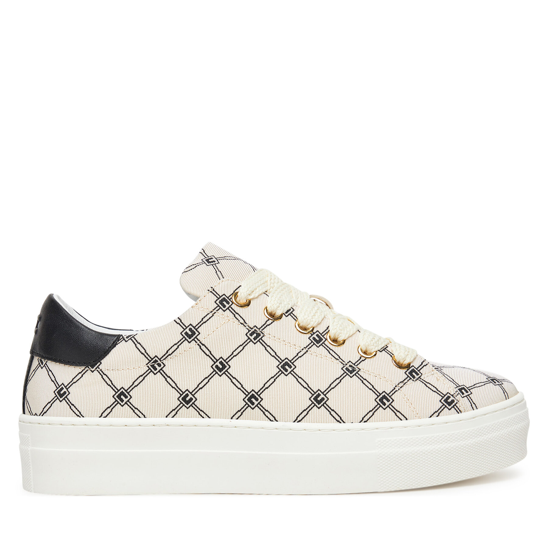 Dziecięce Sneakersy Elisabetta Franchi, Rozmiar 38 Beżowy F4A9E0245 257 S