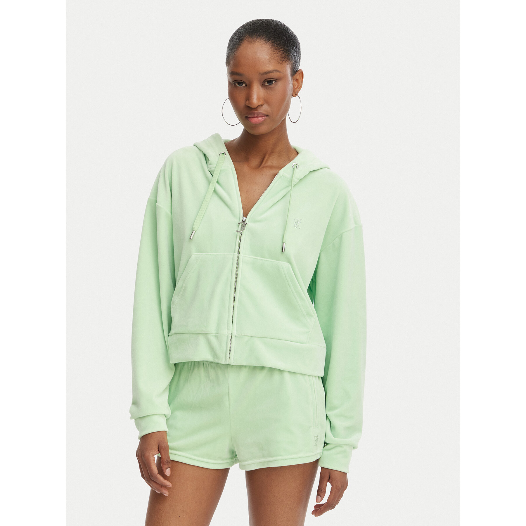 Juicy Couture Sweatshirt Iccle JCWAS126304 Grün Oversize