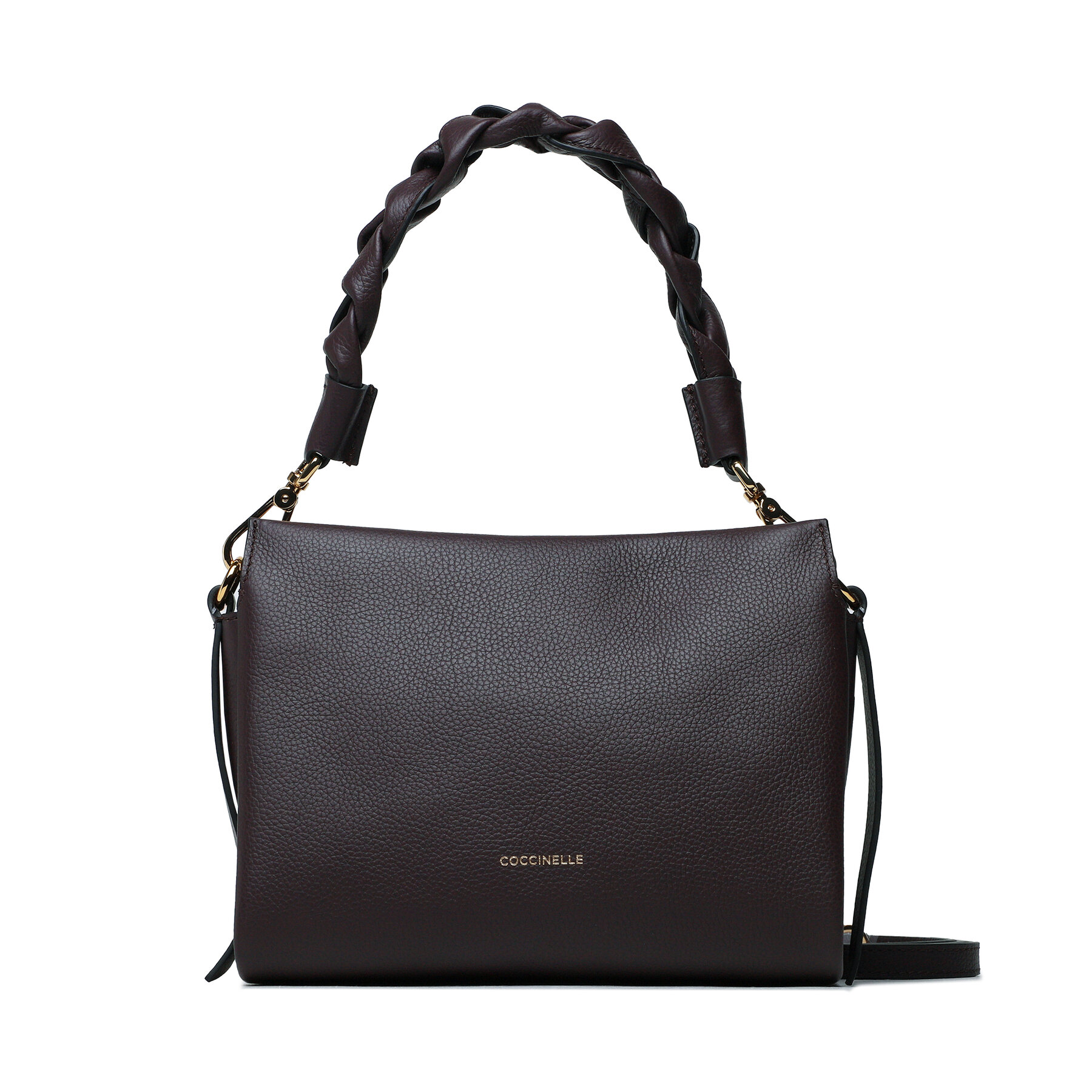 Geantă Coccinelle Linea M50 Boheme Grana Double E1 M50 58 01 01 Cola/Creamy 551