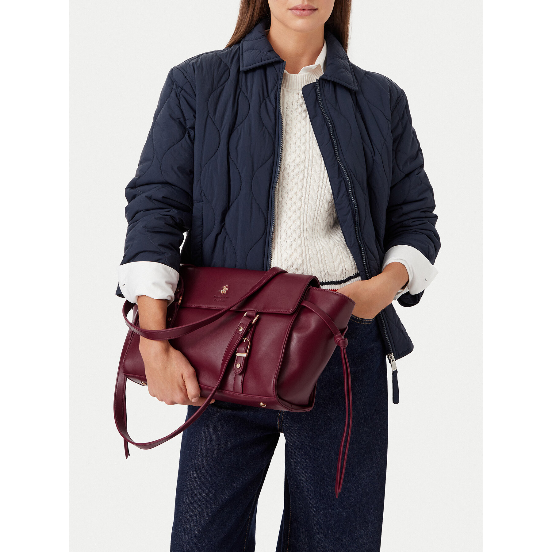 Torbica Beverly Hills Polo Club EO-BHPC-C-026-10 Tamnocrvena