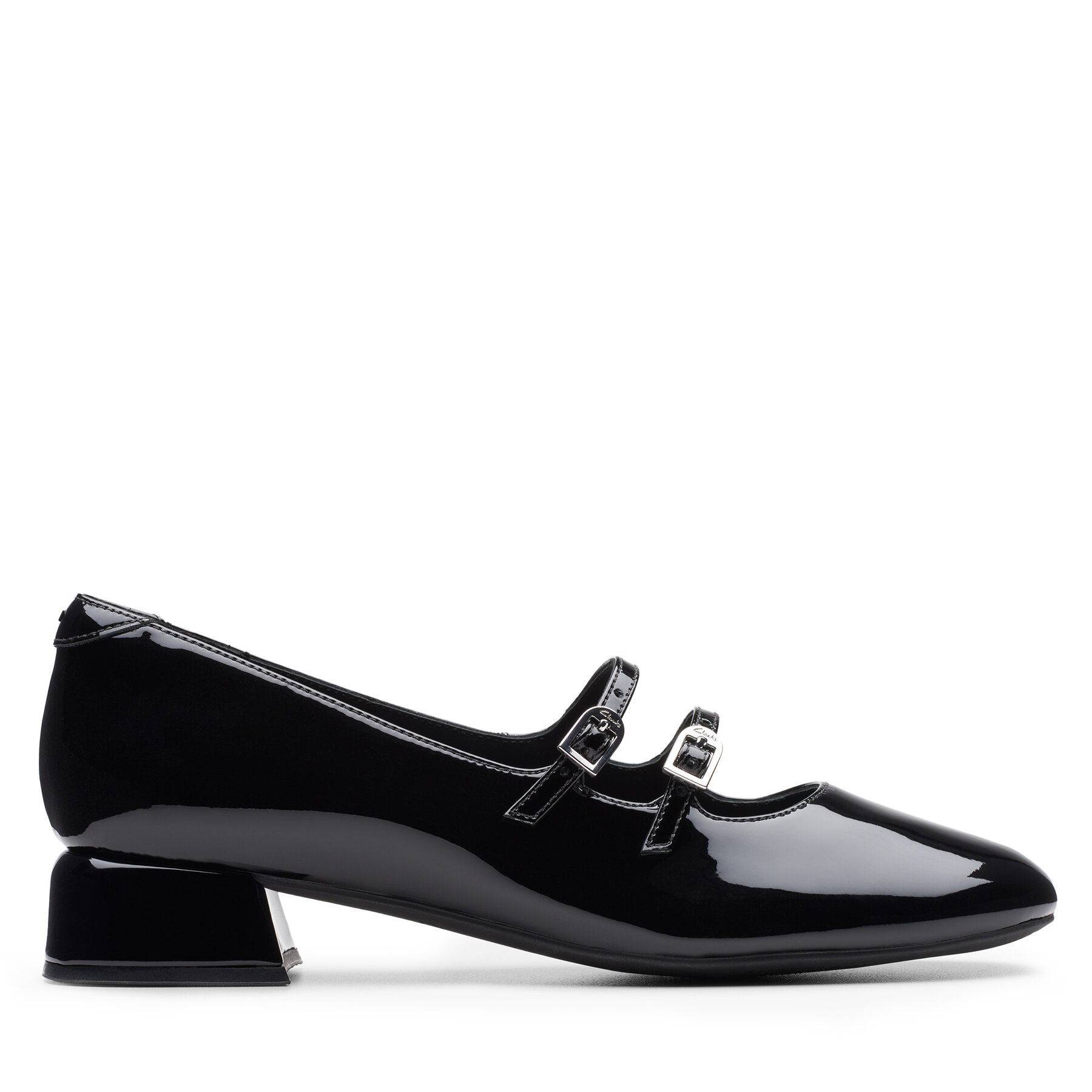 Balerina Clarks Daiss 30 Shine 26174712 Fekete