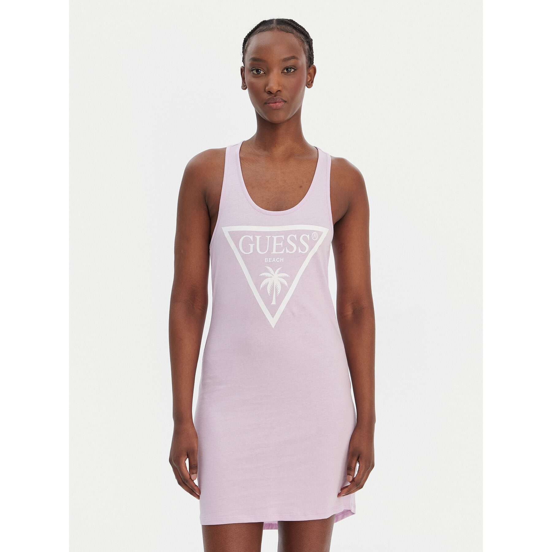 Guess Strandkleid E3GP03 JA914 Violett Regular Fit