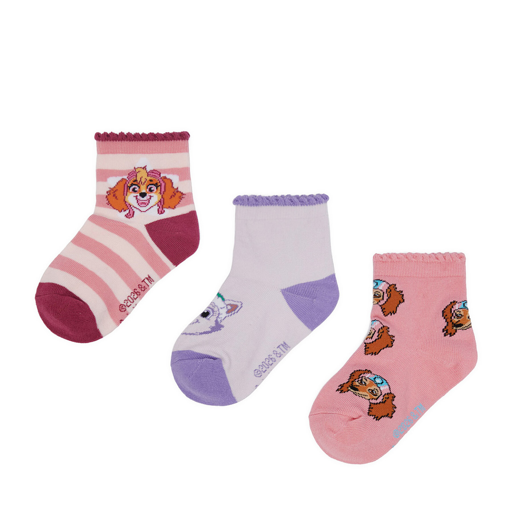 Șosete lungi Paw Patrol CEO-ACCCS-AW26-108PAW(3-PACK) Roz