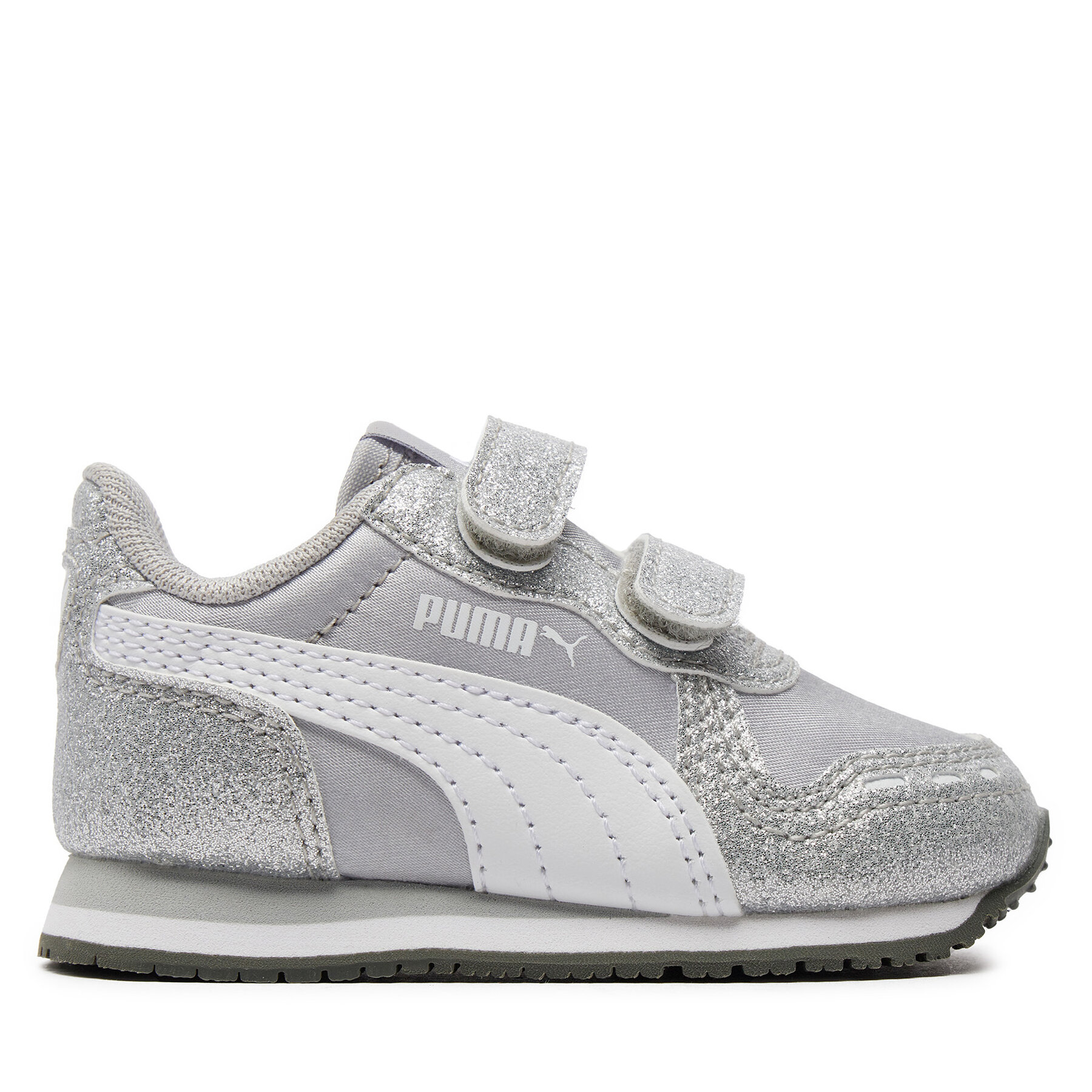 Zapatillas Puma Cabana Racer Glitz V Inf 370986 01 Plata
