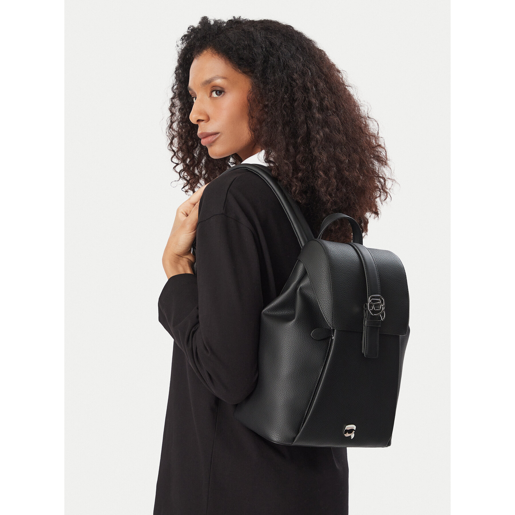 Ruksak KARL LAGERFELD B4W30080 Crna