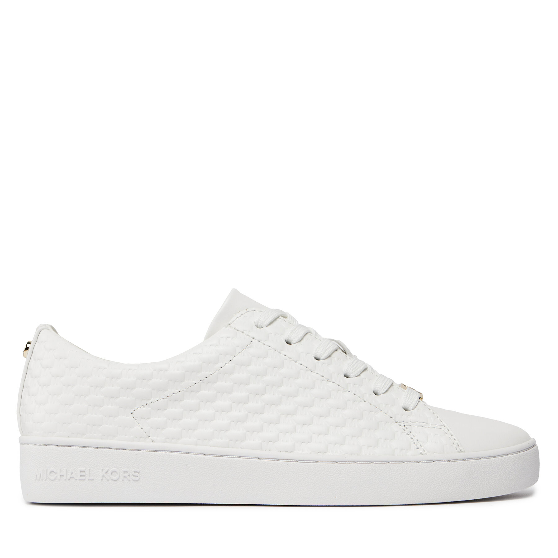 Sneakersy MICHAEL Michael Kors Keaton Lace Up 43R4KTFS1L Biela