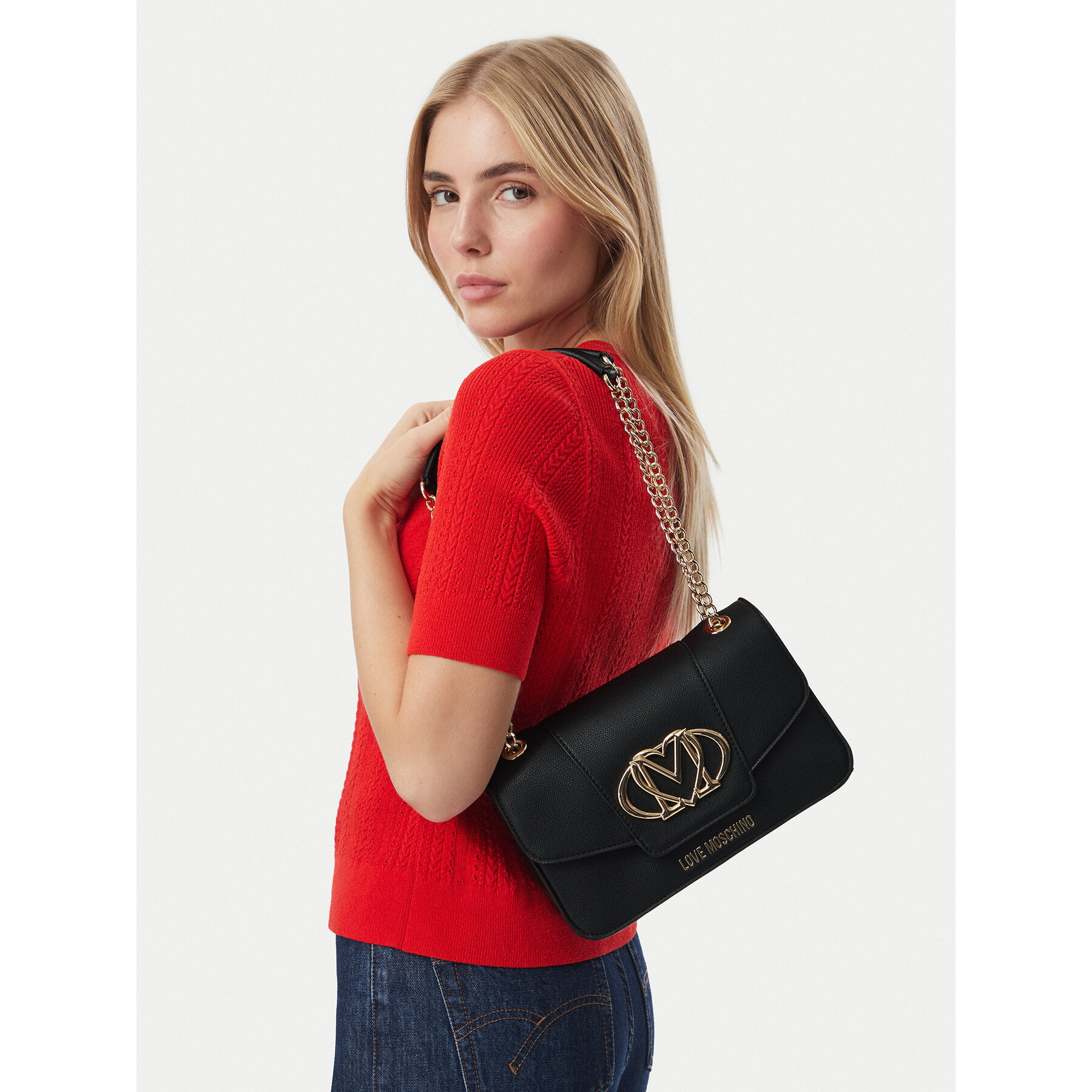 Kabelka LOVE MOSCHINO JC4207PP0PKB0000 Černá
