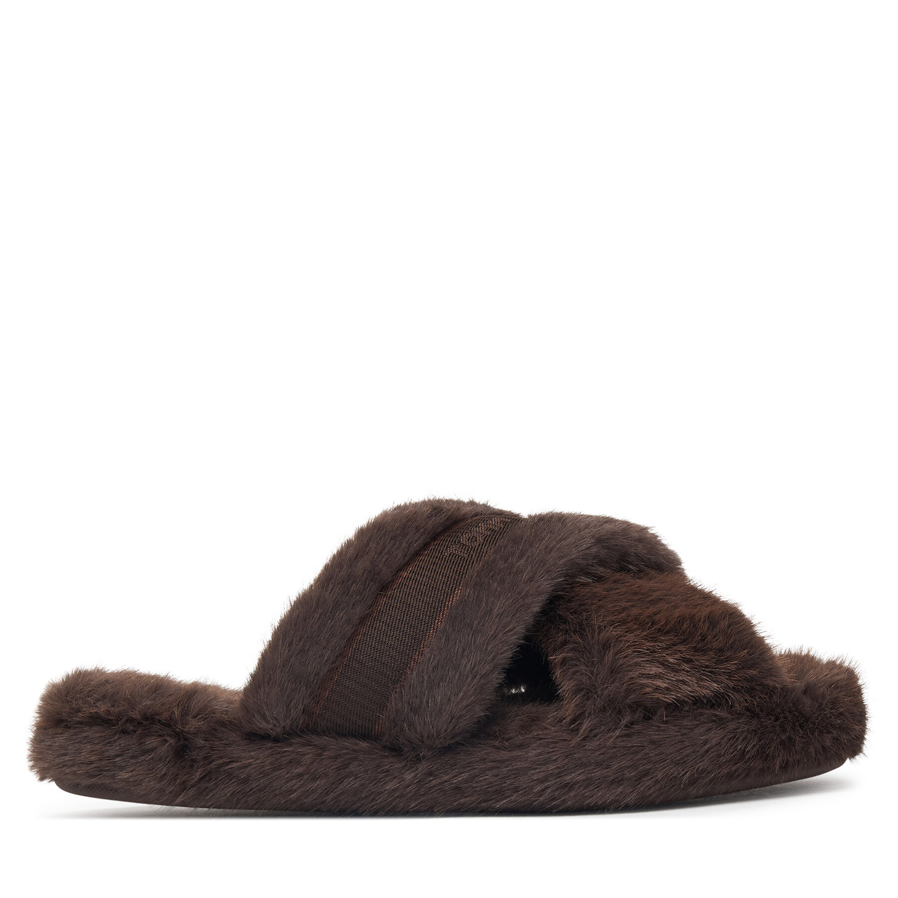 Пантофи Tommy Hilfiger Th Feminine House Shoes FW0FW09615 Тъмнокафяв