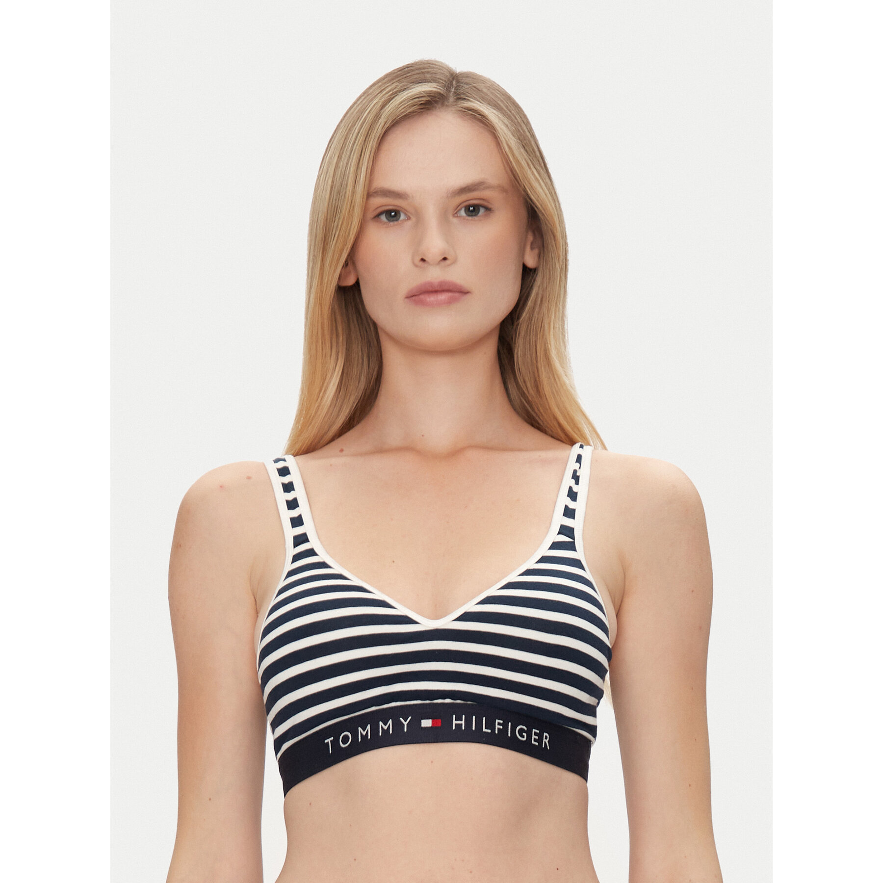 Tommy Hilfiger Σουτιέν τοπ UW0UW05205 Σκούρο μπλε