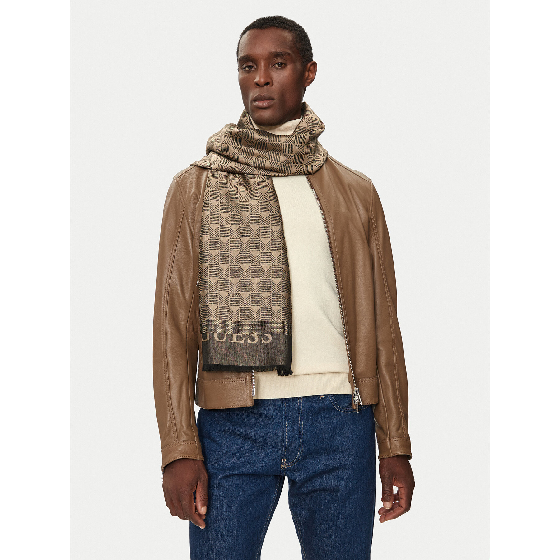 Fular Guess AM9437 POL03 Bej