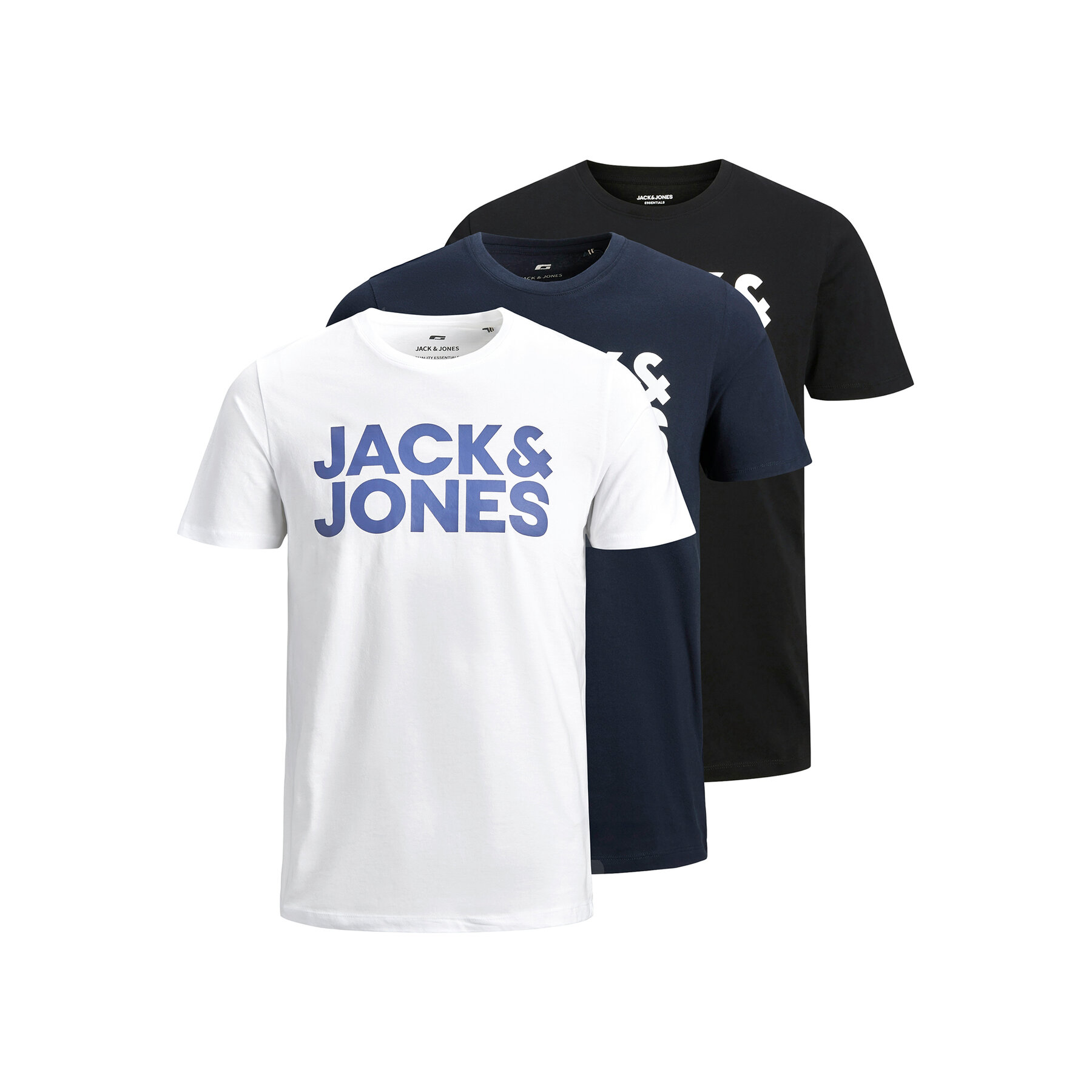 Jack & Jones Set t-shirt majica﻿ Corp Logo 12191762 Šarena Slim Fit