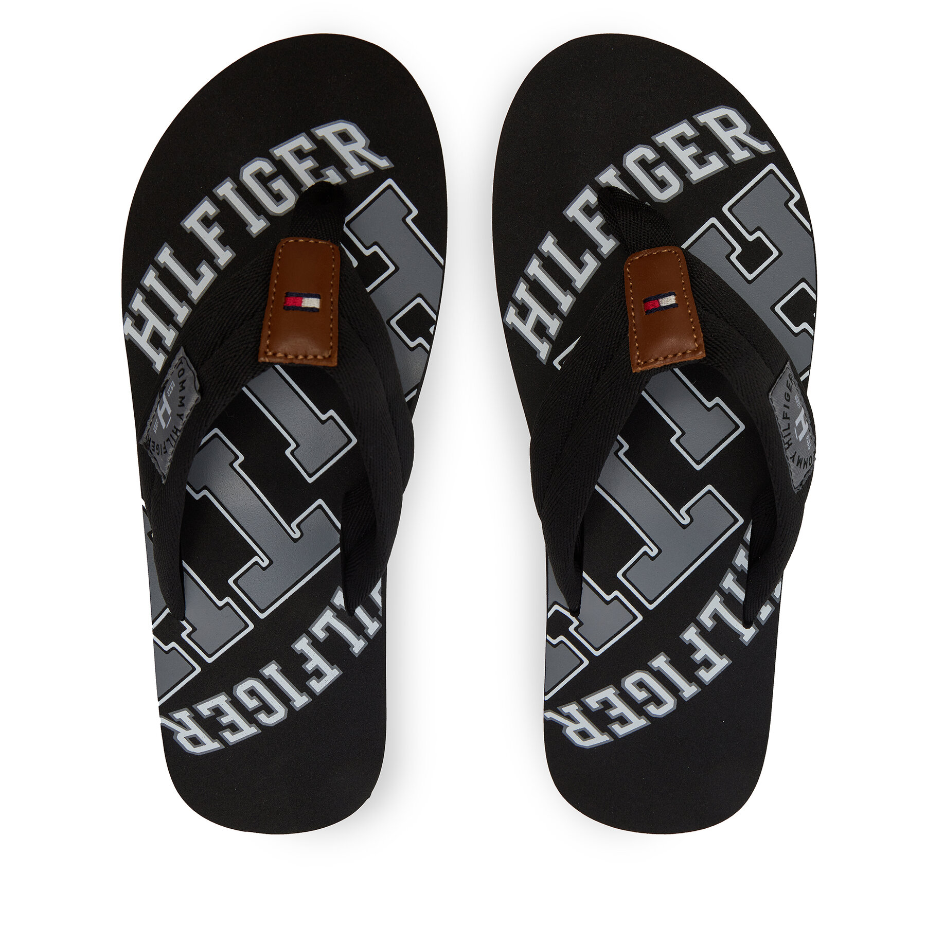 Tommy Hilfiger Σαγιονάρες Tommy Hilfiger Essential Th Beach Sandal FM0FM01369 Μαύρο