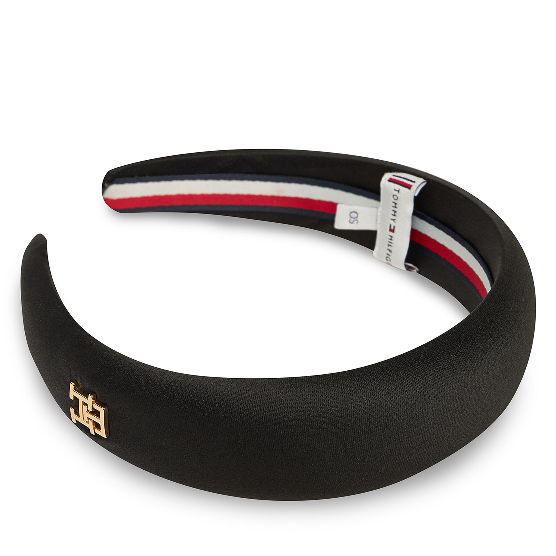 Στέκα μαλλιών Tommy Hilfiger Th Elevated Chic Headband AW0AW18220 Μαύρο