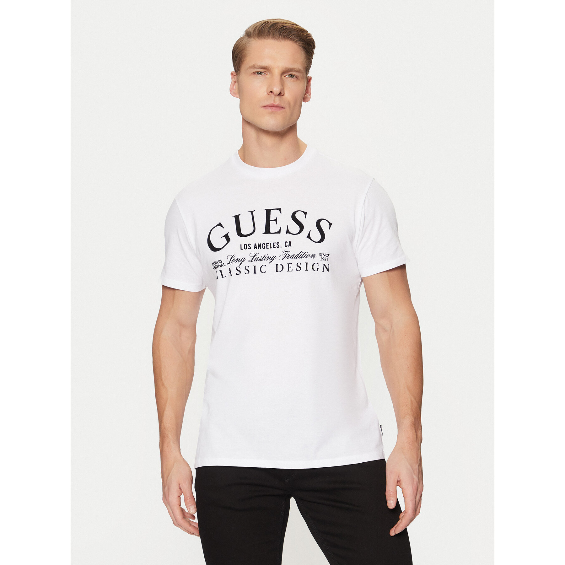 Guess Póló M5RI43 K9RM1 Fehér Regular Fit