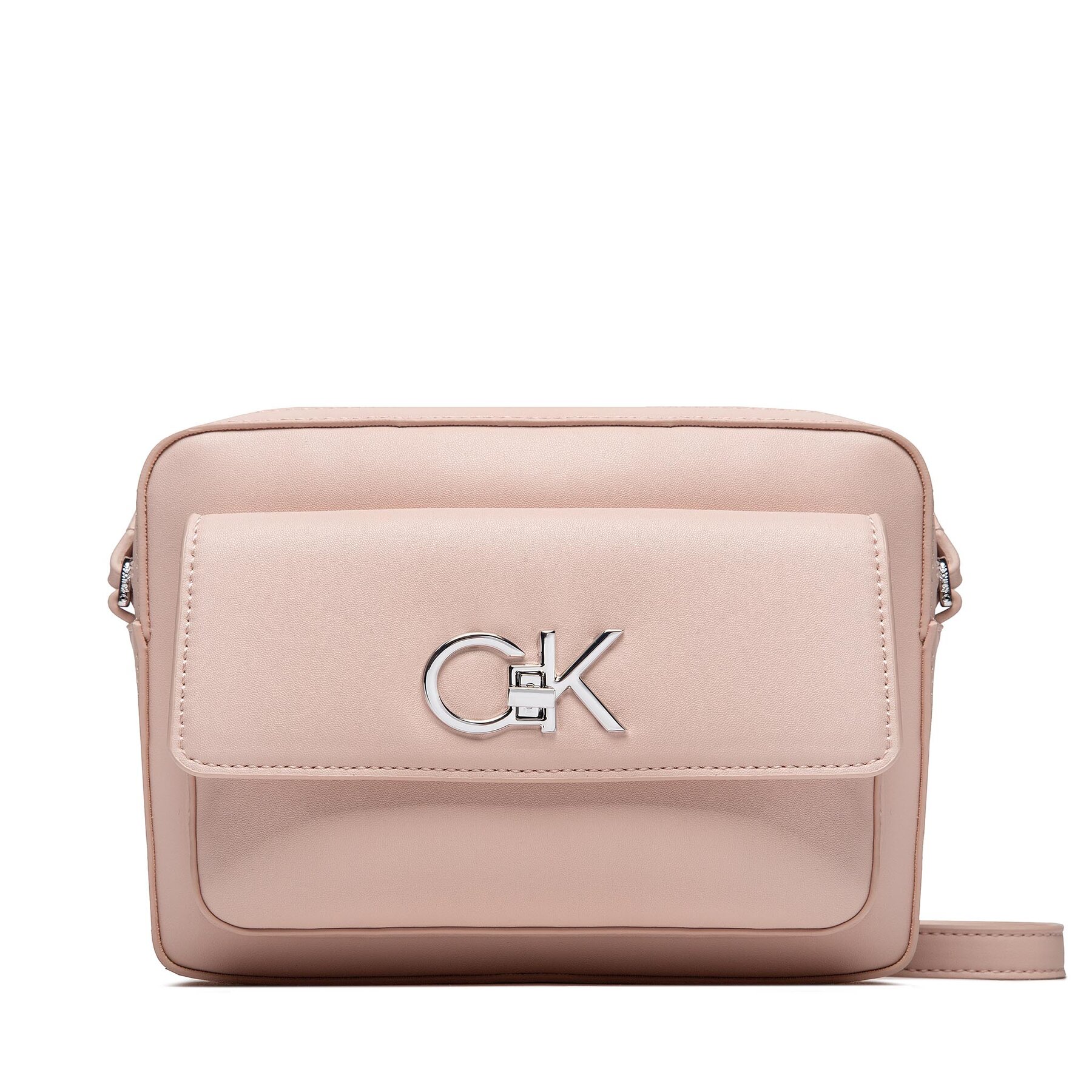 Ročna torba Calvin Klein Re-Lock Camera Bag With Flap K60K609114 TER